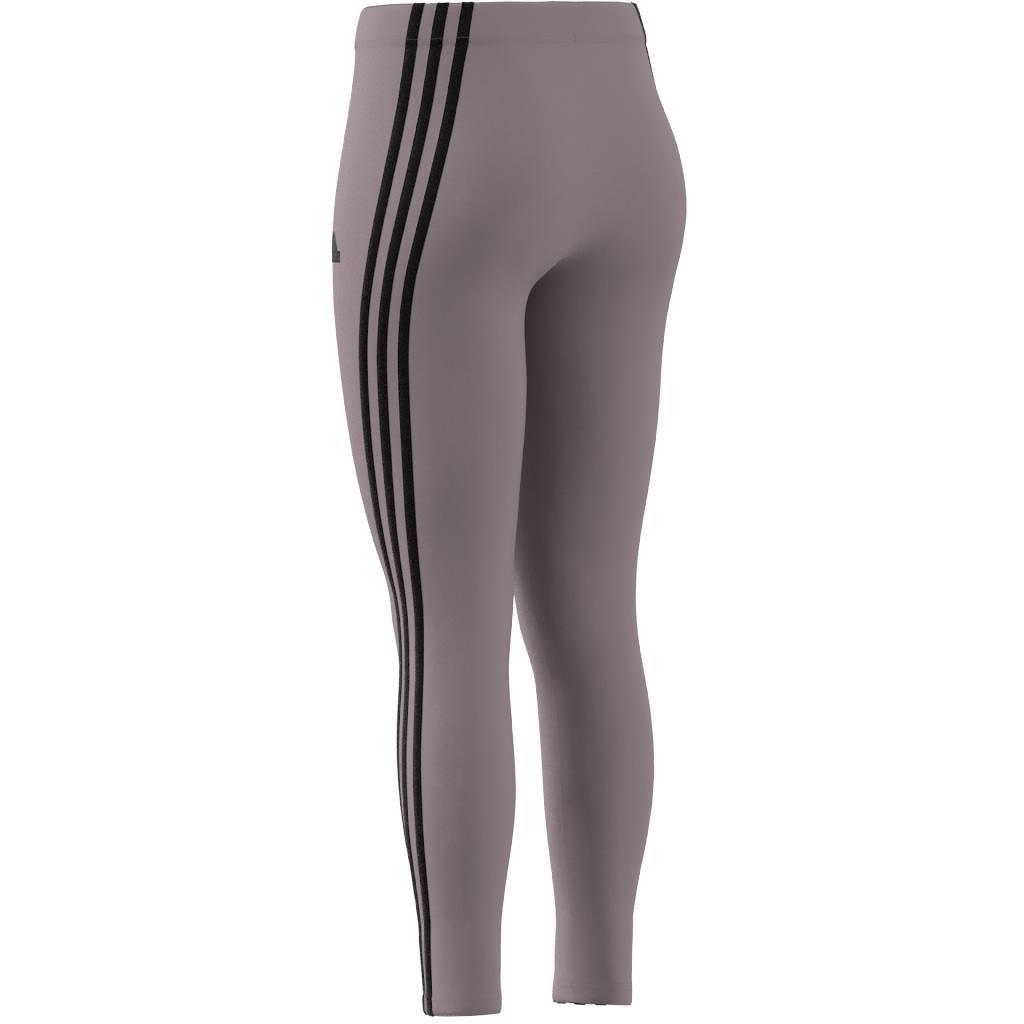 Future Icons 3-Stripes Leggings, Purple, A901_ONE, large image number 8