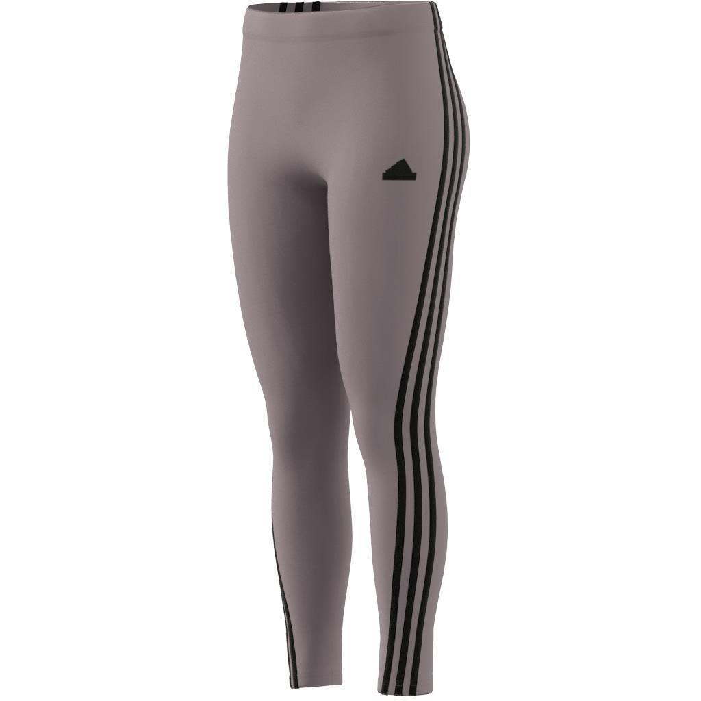 Future Icons 3-Stripes Leggings, Purple, A901_ONE, large image number 12