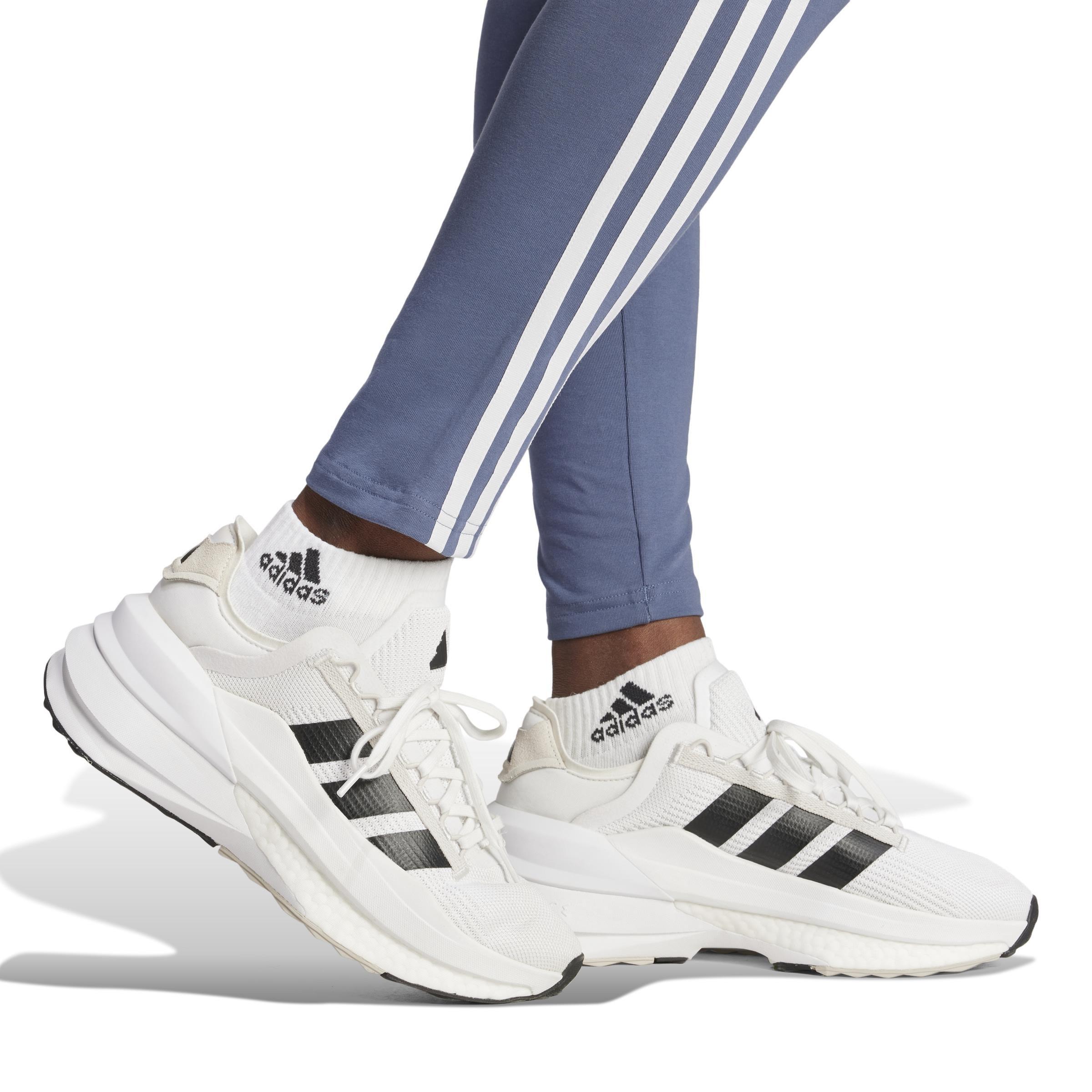 Future Icons 3-Stripes Leggings, Blue, A901_ONE, large image number 5