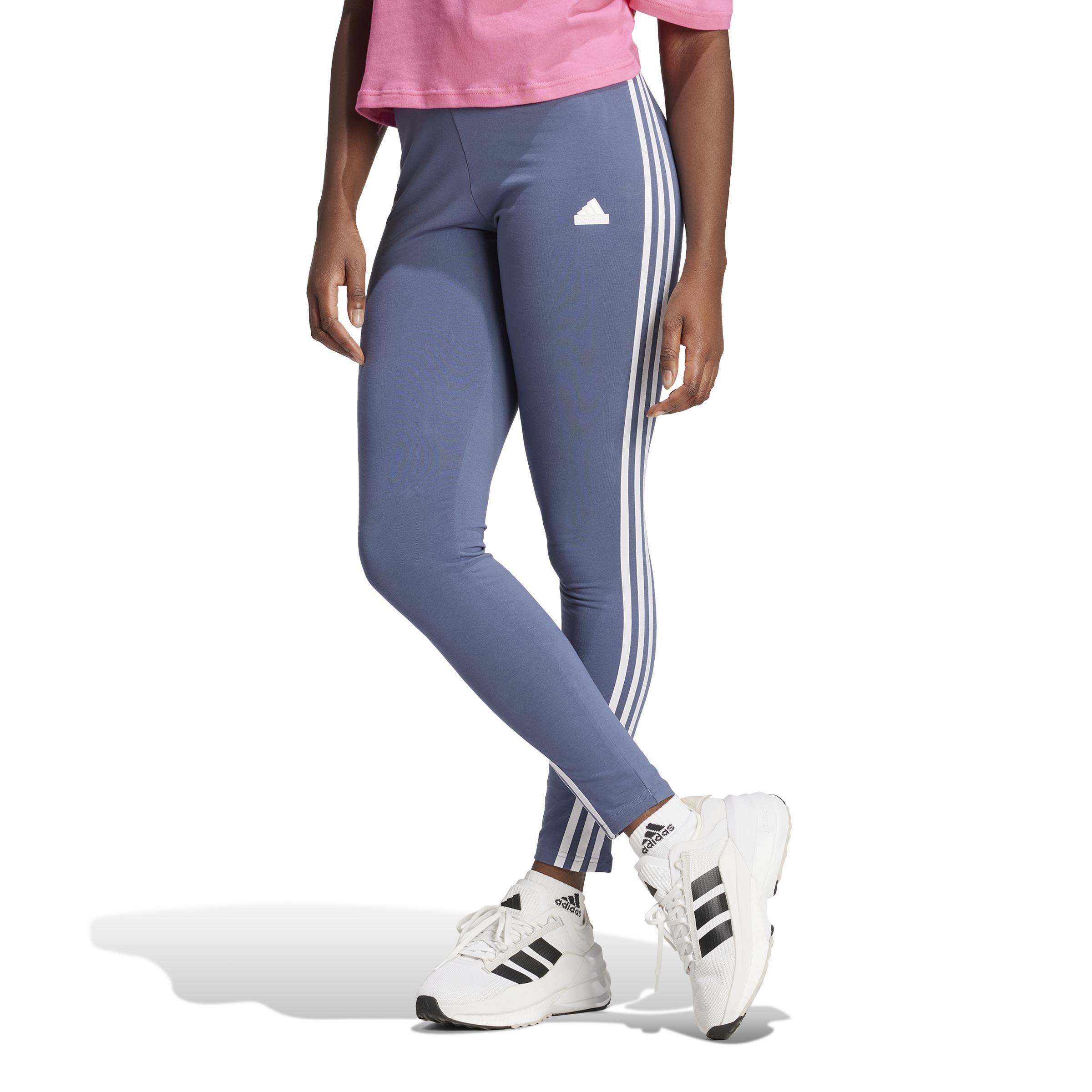 Future Icons 3-Stripes Leggings, Blue, A901_ONE, large image number 13