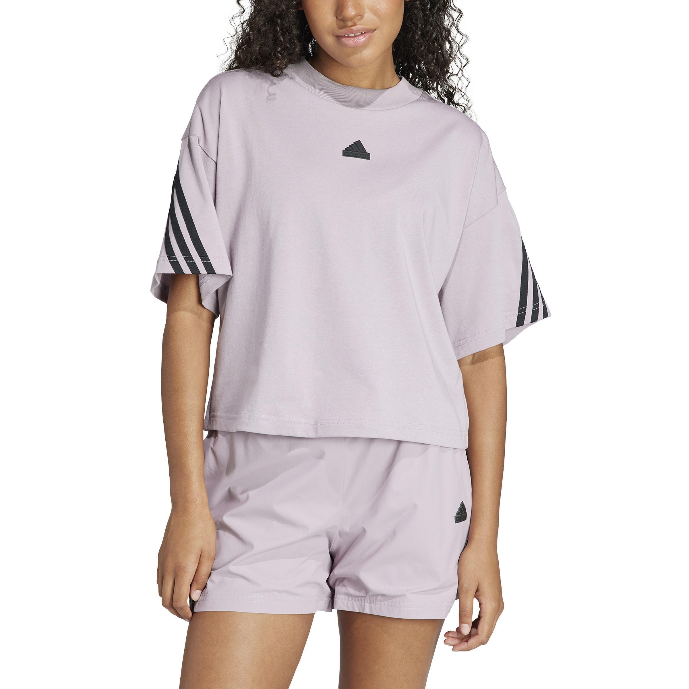 Future Icons 3-Stripes T-Shirt, Purple, A901_ONE, large image number 1