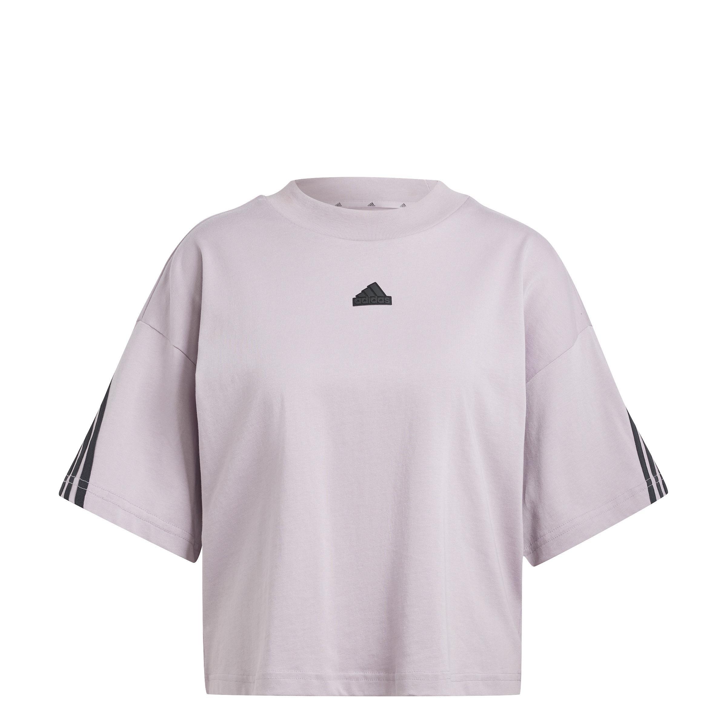 Future Icons 3-Stripes T-Shirt, Purple, A901_ONE, large image number 2