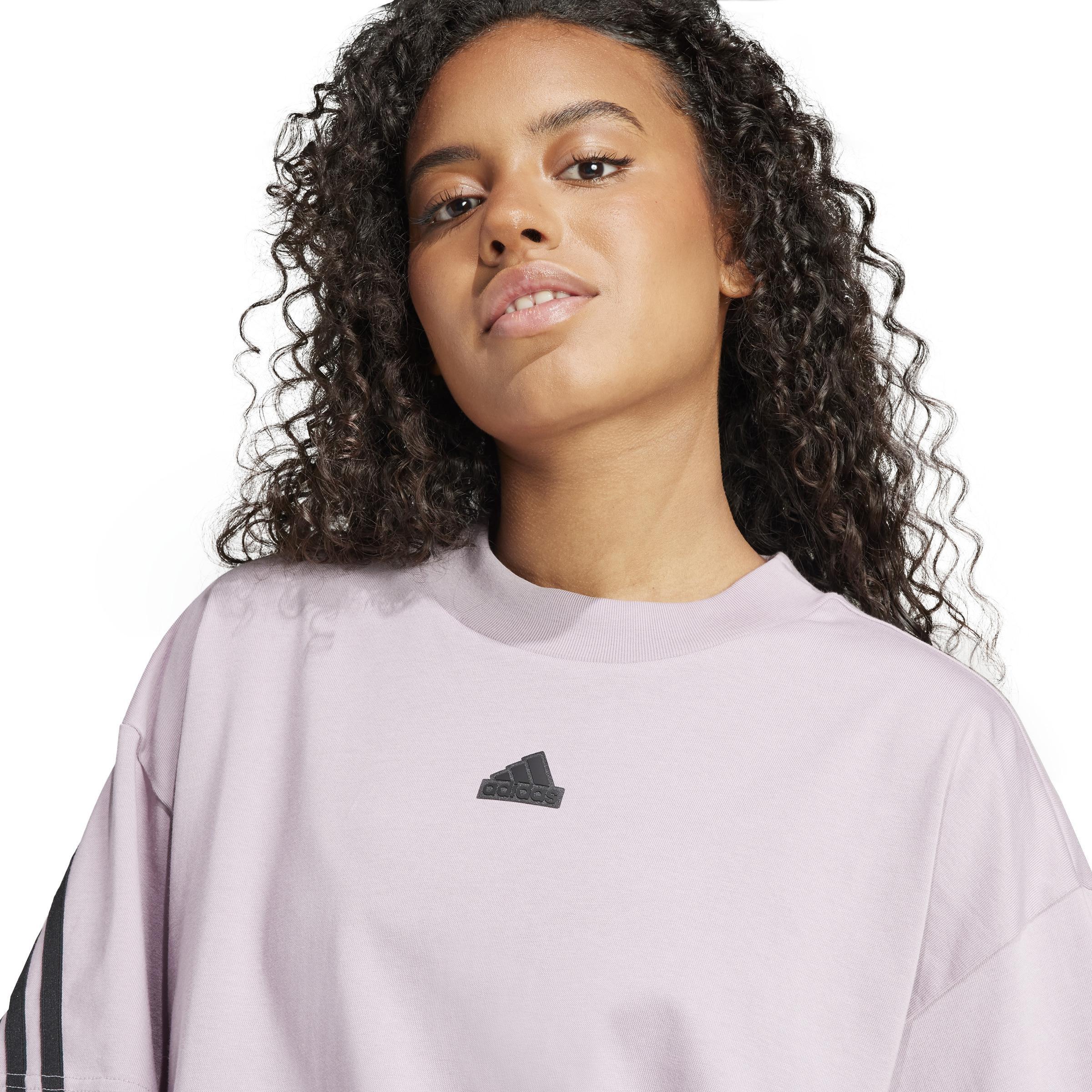 Future Icons 3-Stripes T-Shirt, Purple, A901_ONE, large image number 4