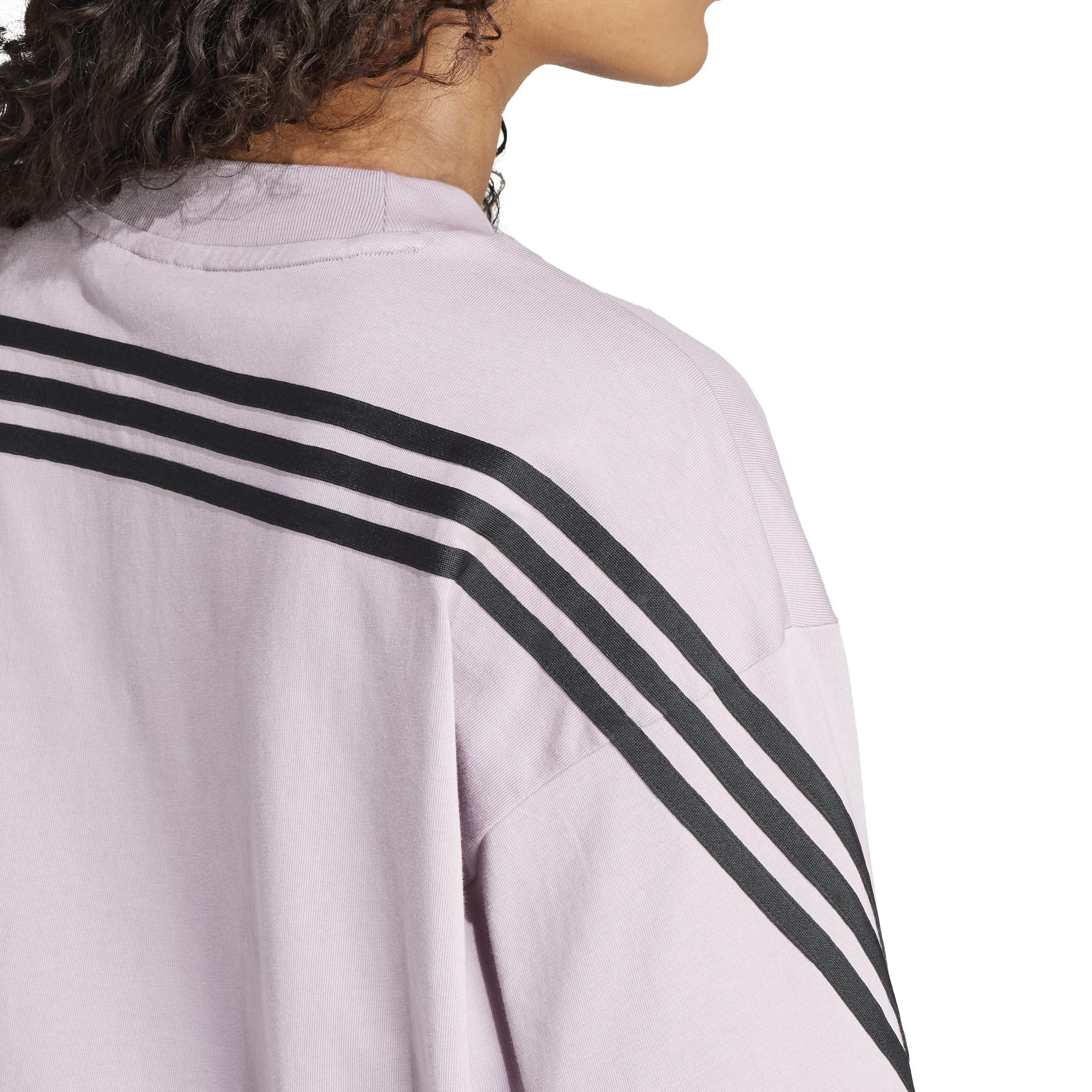 Future Icons 3-Stripes T-Shirt, Purple, A901_ONE, large image number 5