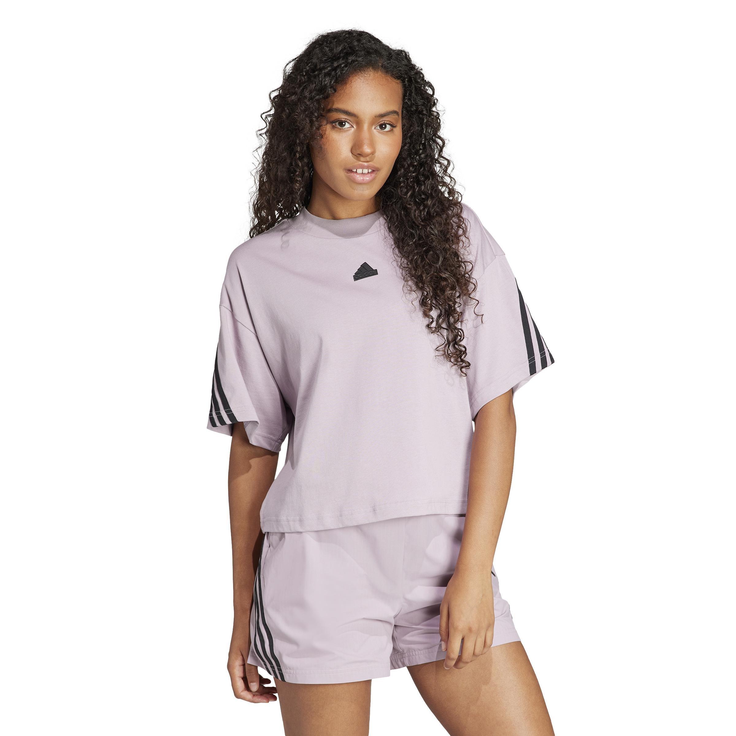 Future Icons 3-Stripes T-Shirt, Purple, A901_ONE, large image number 6