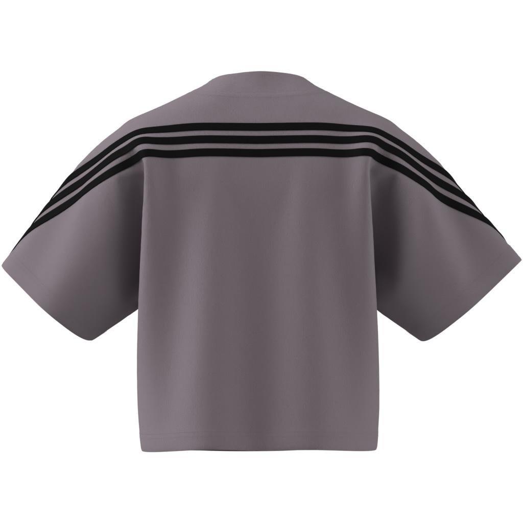 Future Icons 3-Stripes T-Shirt, Purple, A901_ONE, large image number 7