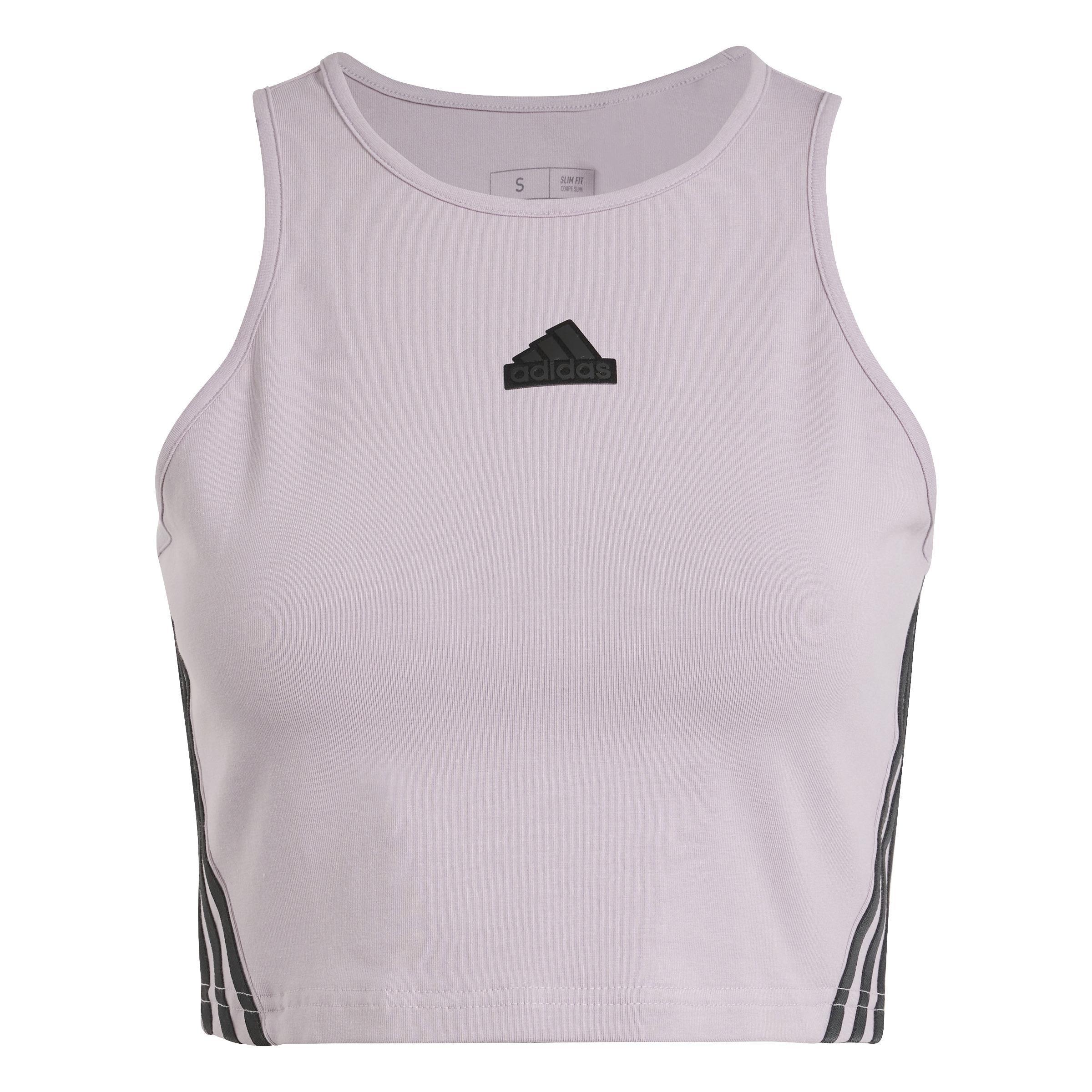 Future Icons 3-Stripes Tank Top, Purple, A901_ONE, medium