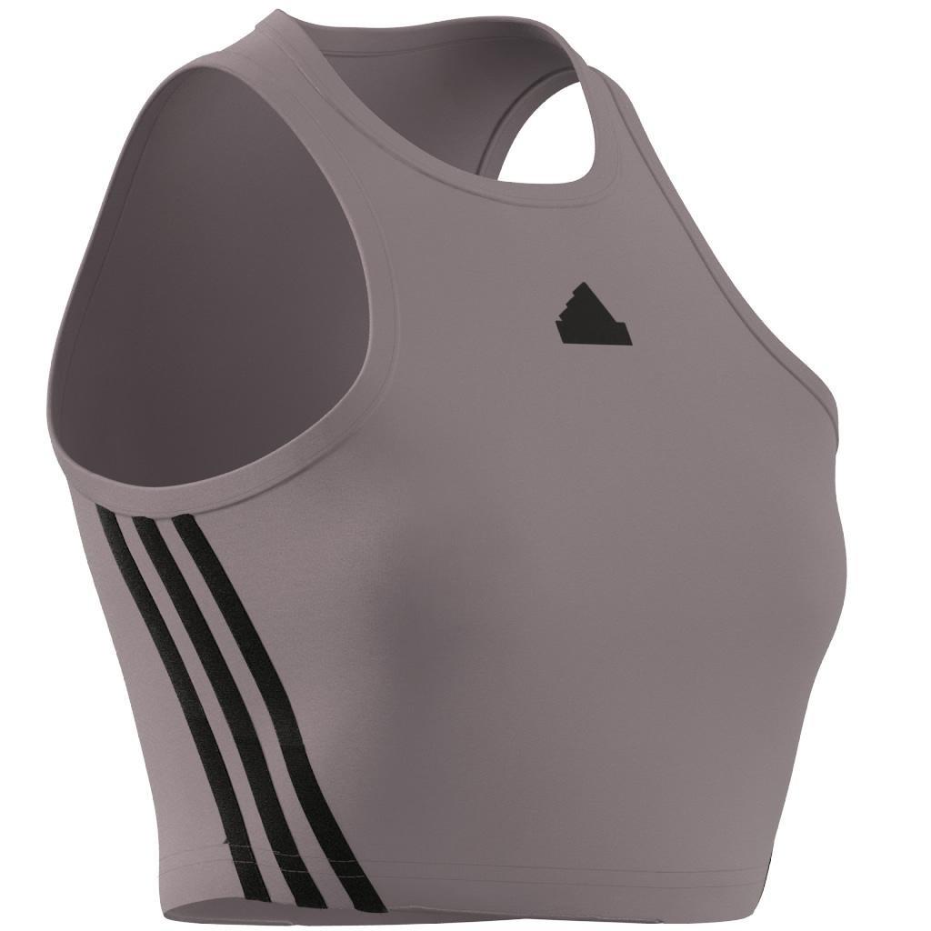 Future Icons 3-Stripes Tank Top, Purple, A901_ONE, medium