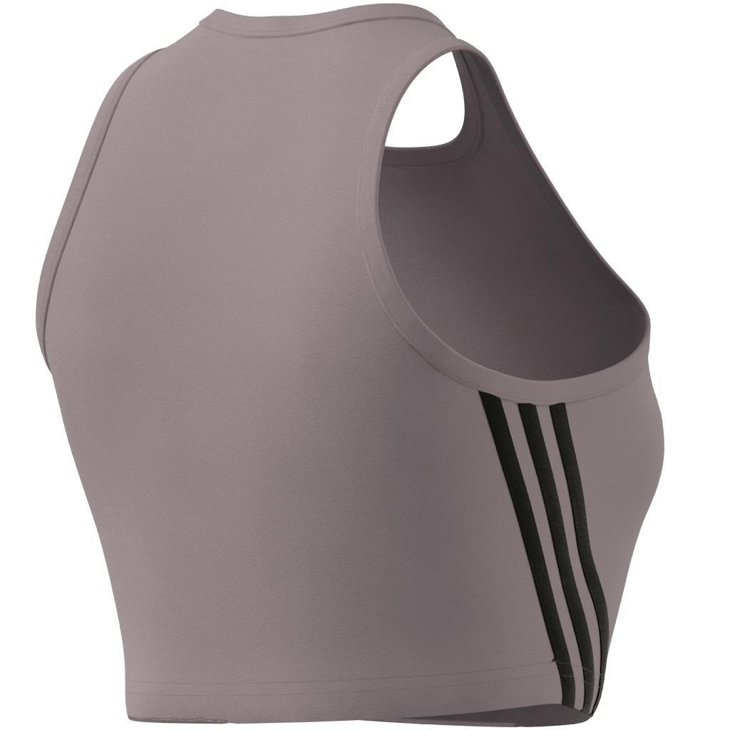 Future Icons 3-Stripes Tank Top, Purple, A901_ONE, large image number 6