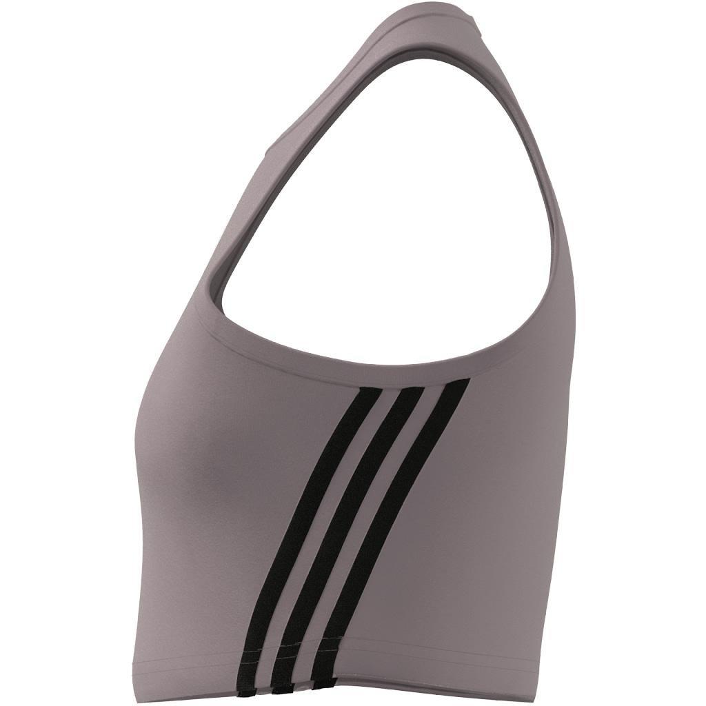 Future Icons 3-Stripes Tank Top, Purple, A901_ONE, large image number 7