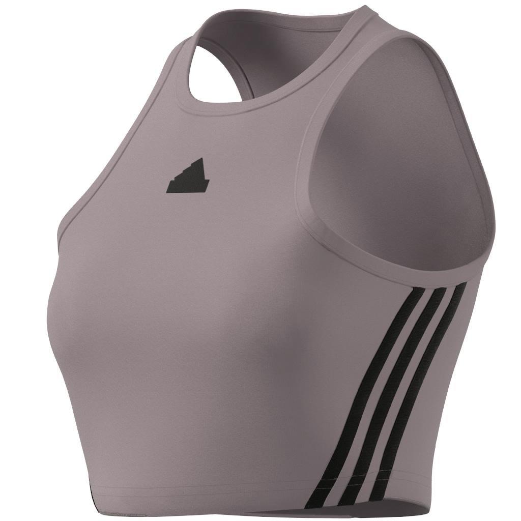 Future Icons 3-Stripes Tank Top, Purple, A901_ONE, large image number 10