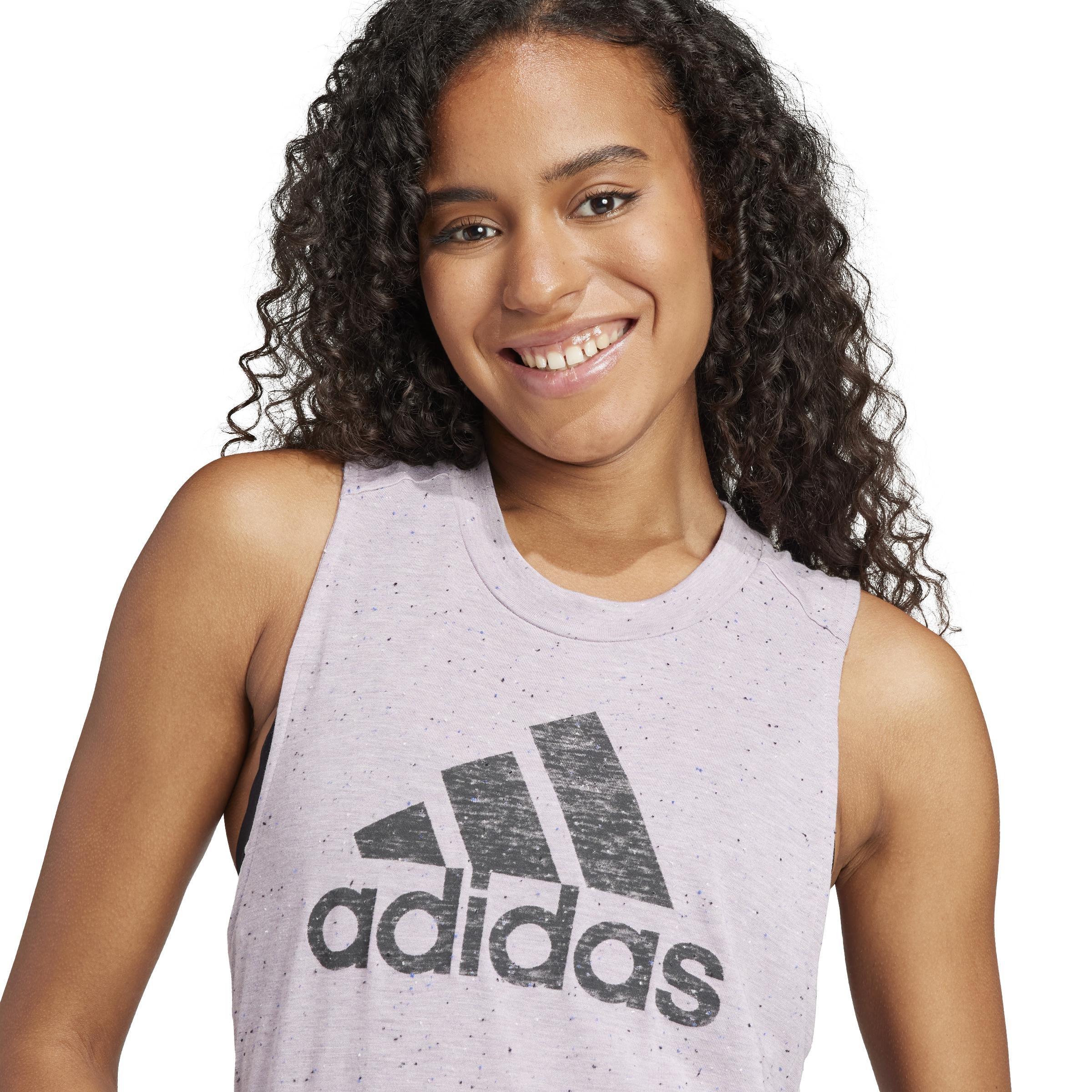 adidas Sportswear Future Icons Winners 3.0 Tank Top, Purple, A901_ONE, large image number 5