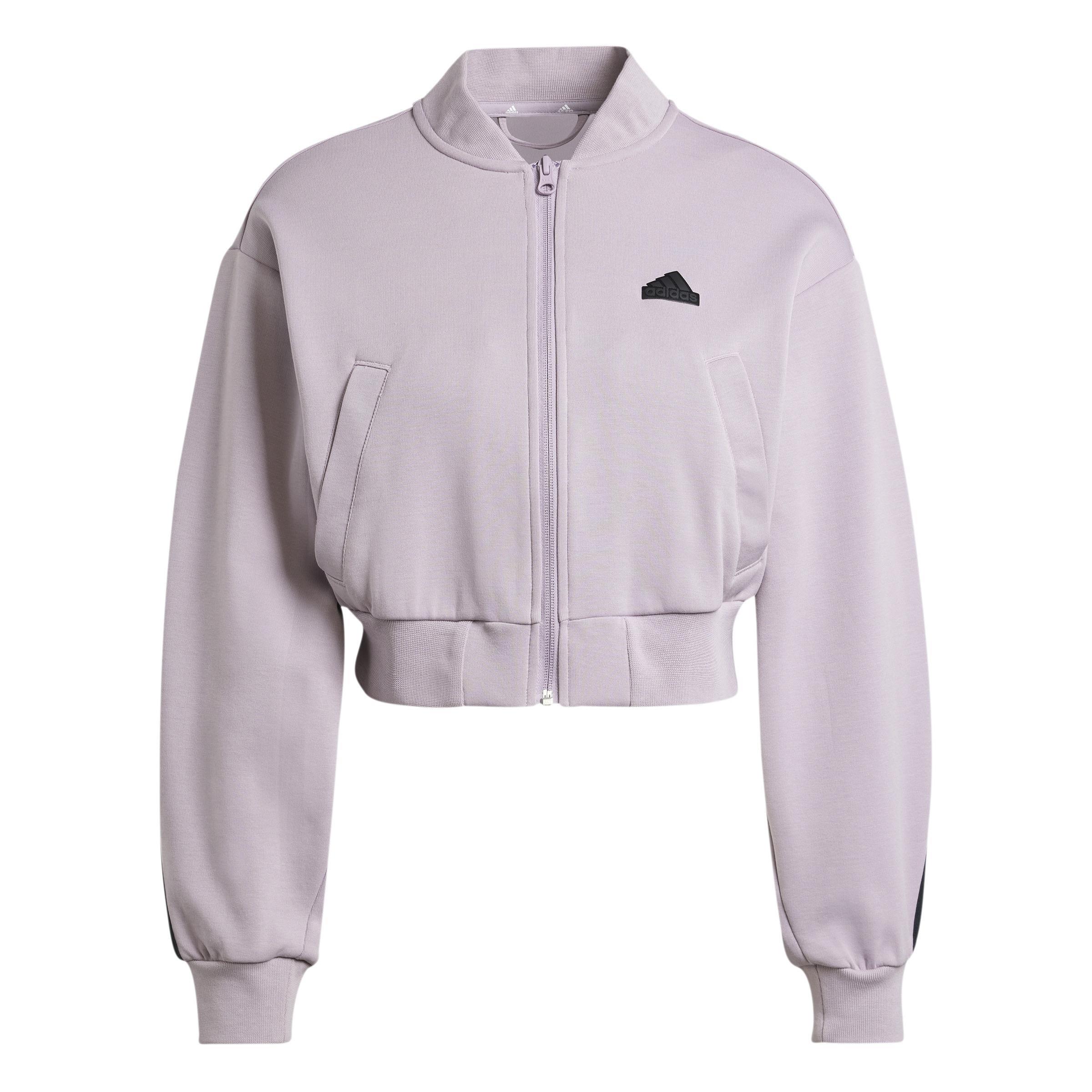 Future Icons 3-Stripes Bomber Jacke, Purple, A901_ONE, large image number 1