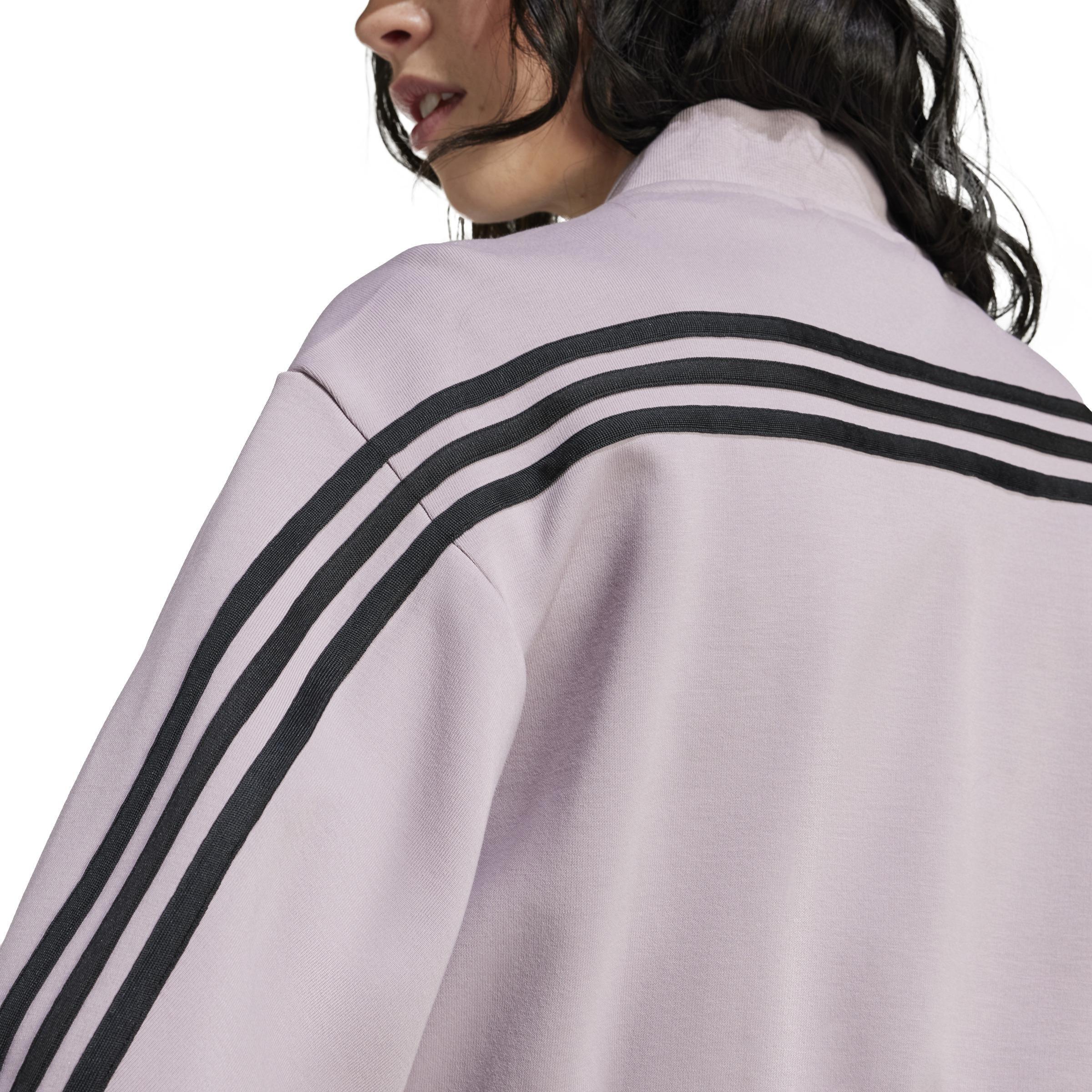 Future Icons 3-Stripes Bomber Jacke, Purple, A901_ONE, large image number 4