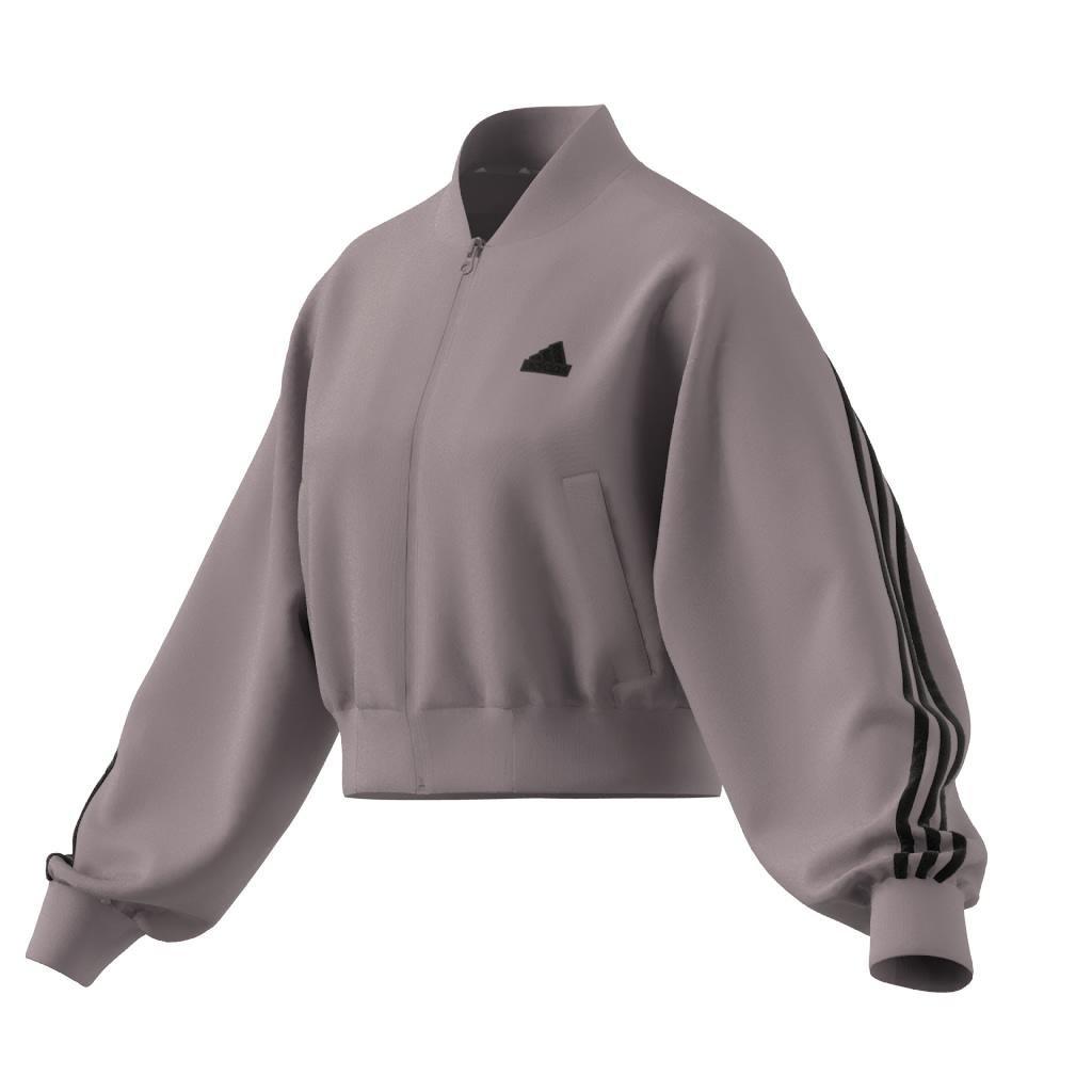 Future Icons 3-Stripes Bomber Jacke, Purple, A901_ONE, large image number 8