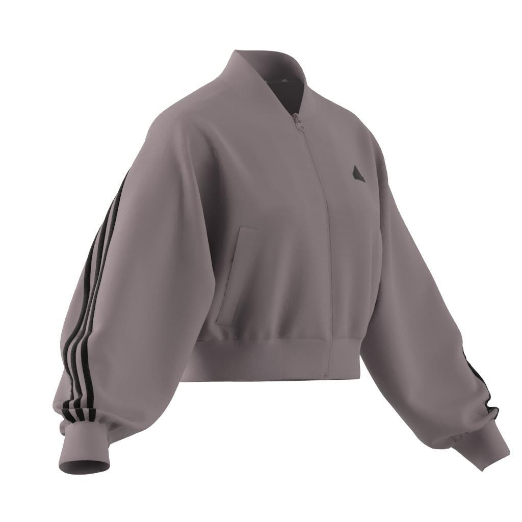 Future Icons 3-Stripes Bomber Jacke, Purple, A901_ONE, large image number 11