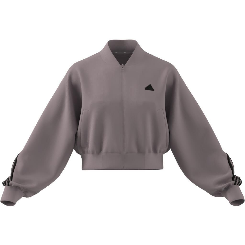 Future Icons 3-Stripes Bomber Jacke, Purple, A901_ONE, large image number 13