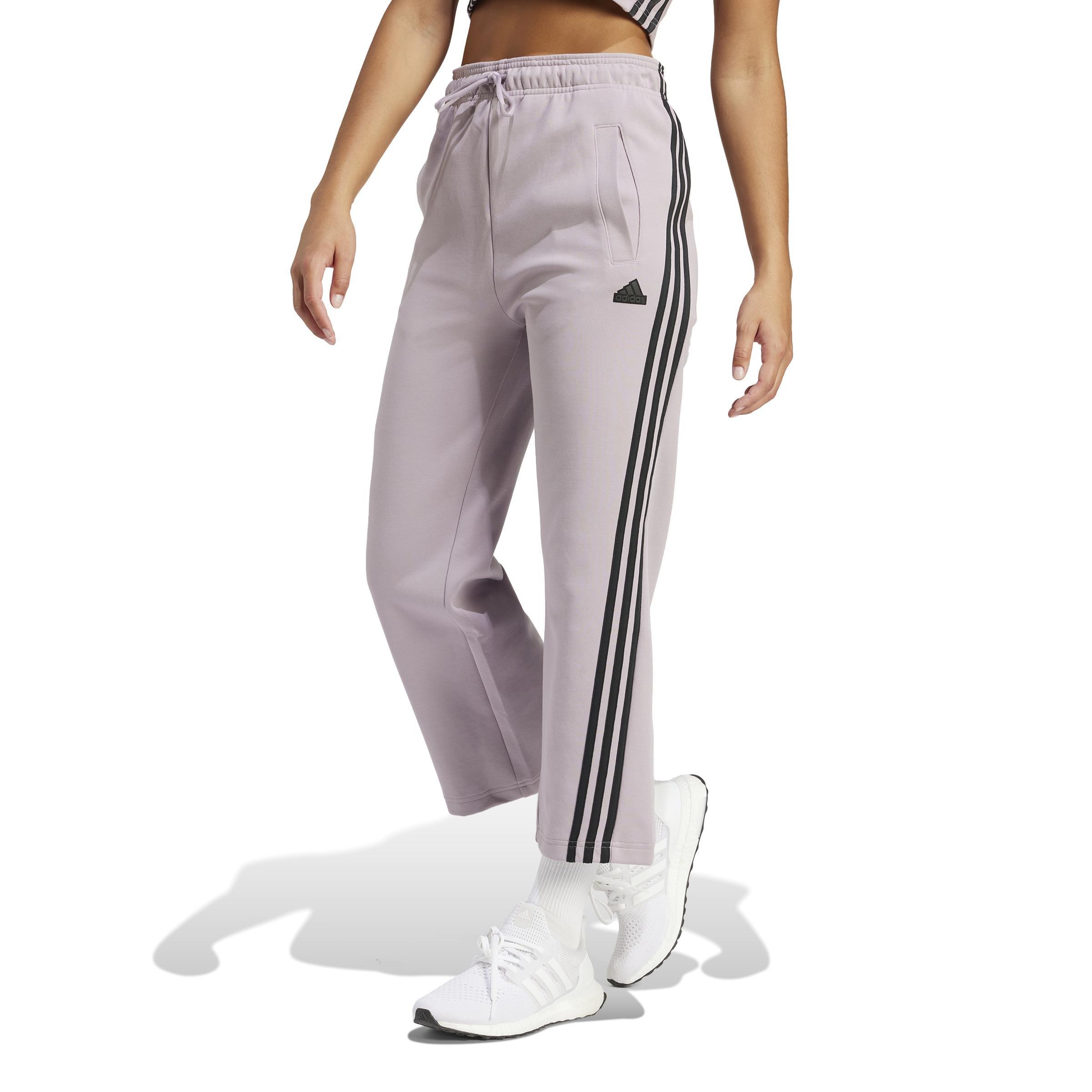 Future Icons 3-Stripes Open Hem Joggers, Purple, , large image number 5