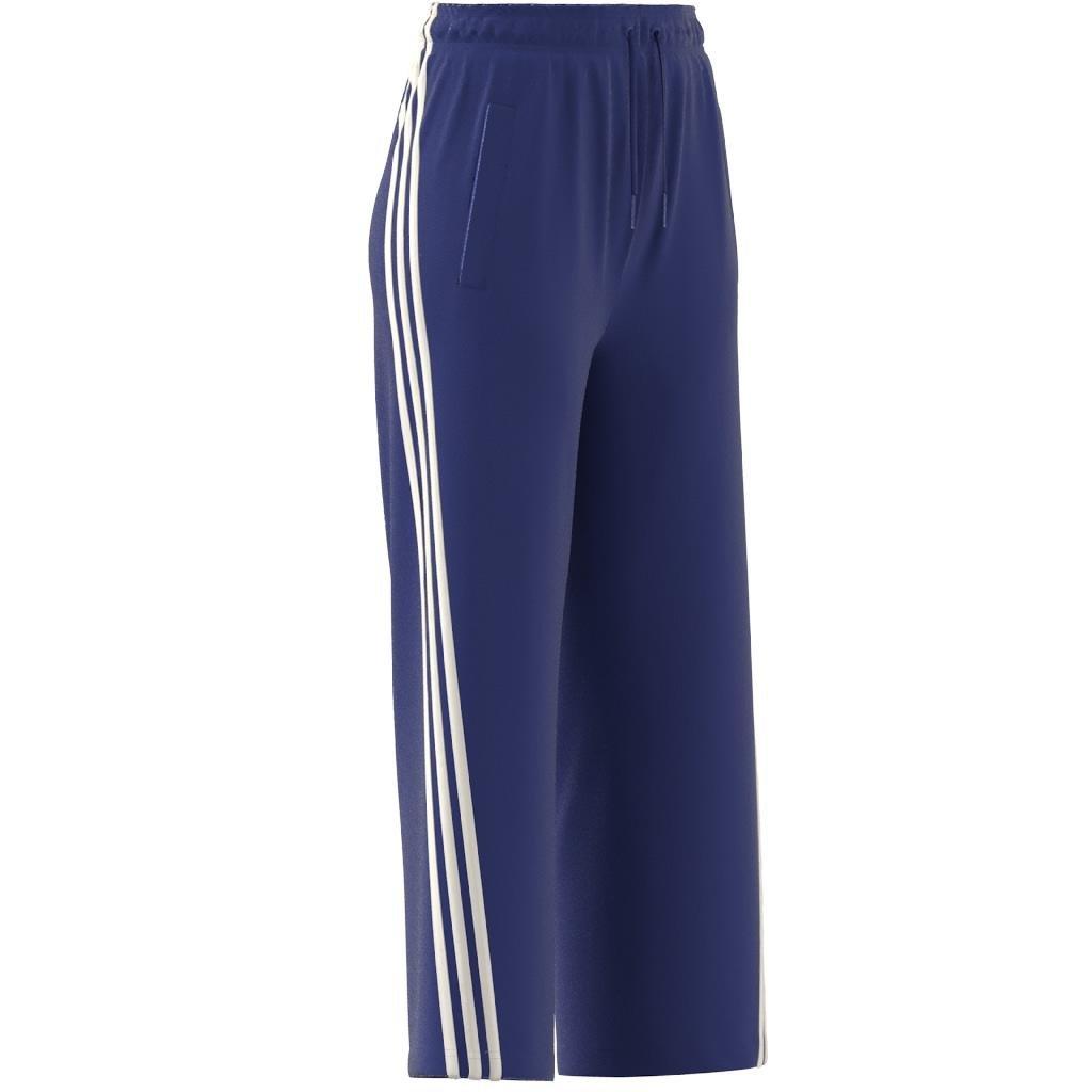 Future Icons 3-Stripes Open Hem Joggers, Blue, A901_ONE, large image number 4