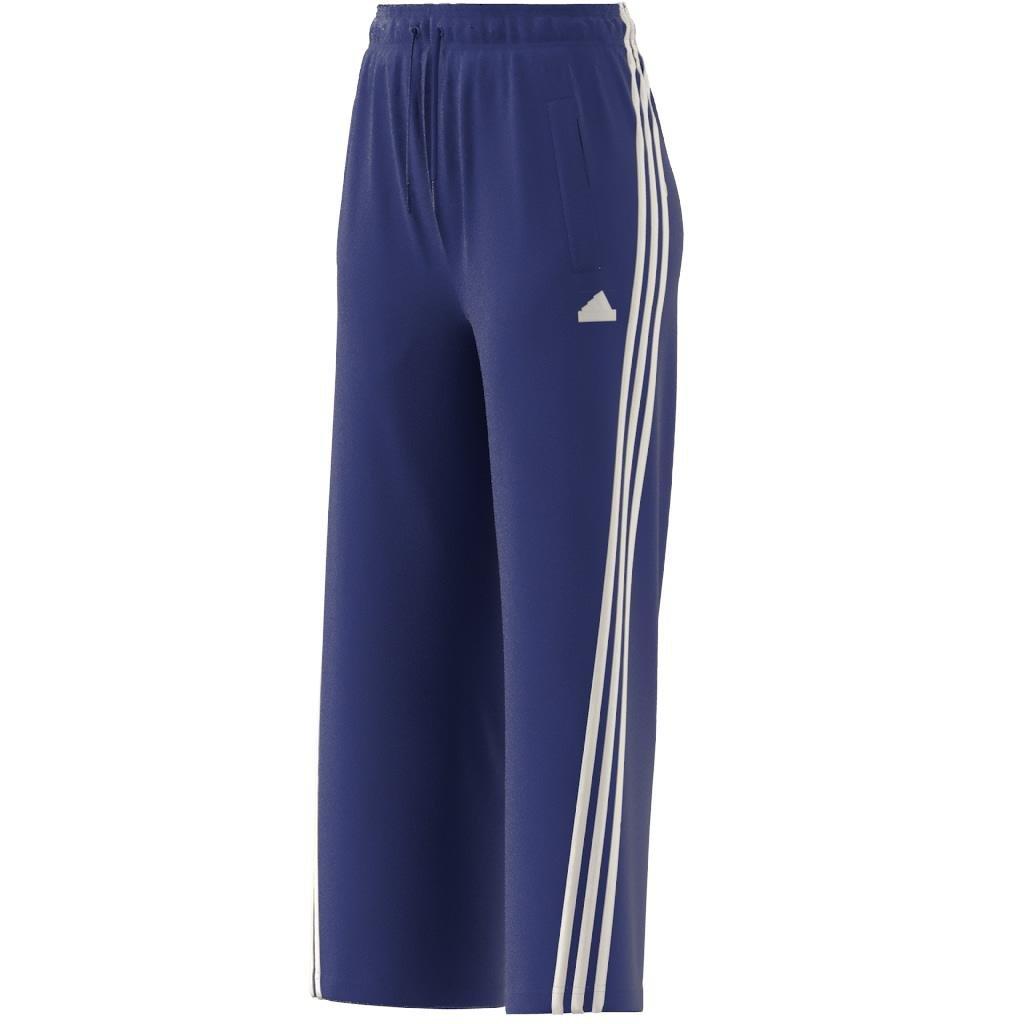 Future Icons 3-Stripes Open Hem Joggers, Blue, A901_ONE, large image number 9