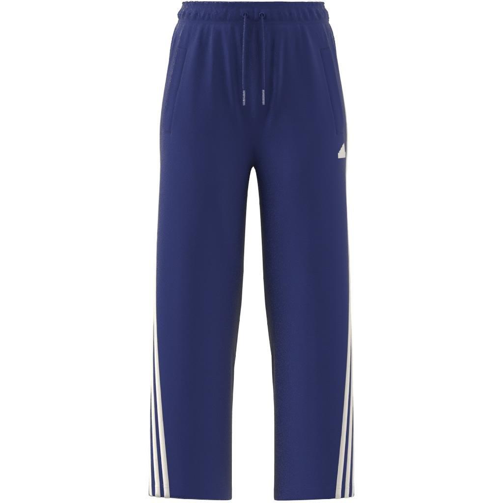 Future Icons 3-Stripes Open Hem Joggers, Blue, A901_ONE, large image number 11