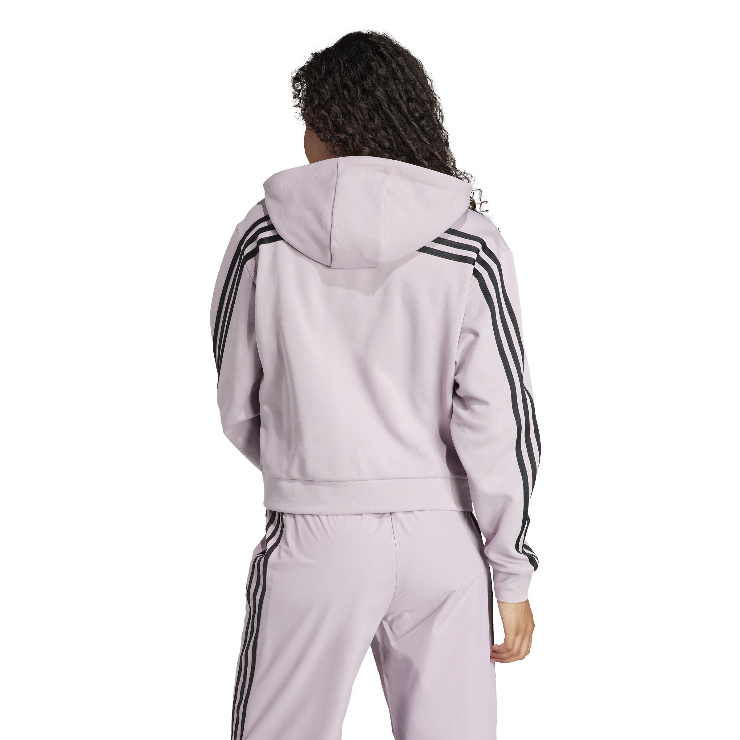 Future Icons 3-Stripes Full Zip Hoodie, Purple, , large image number 3