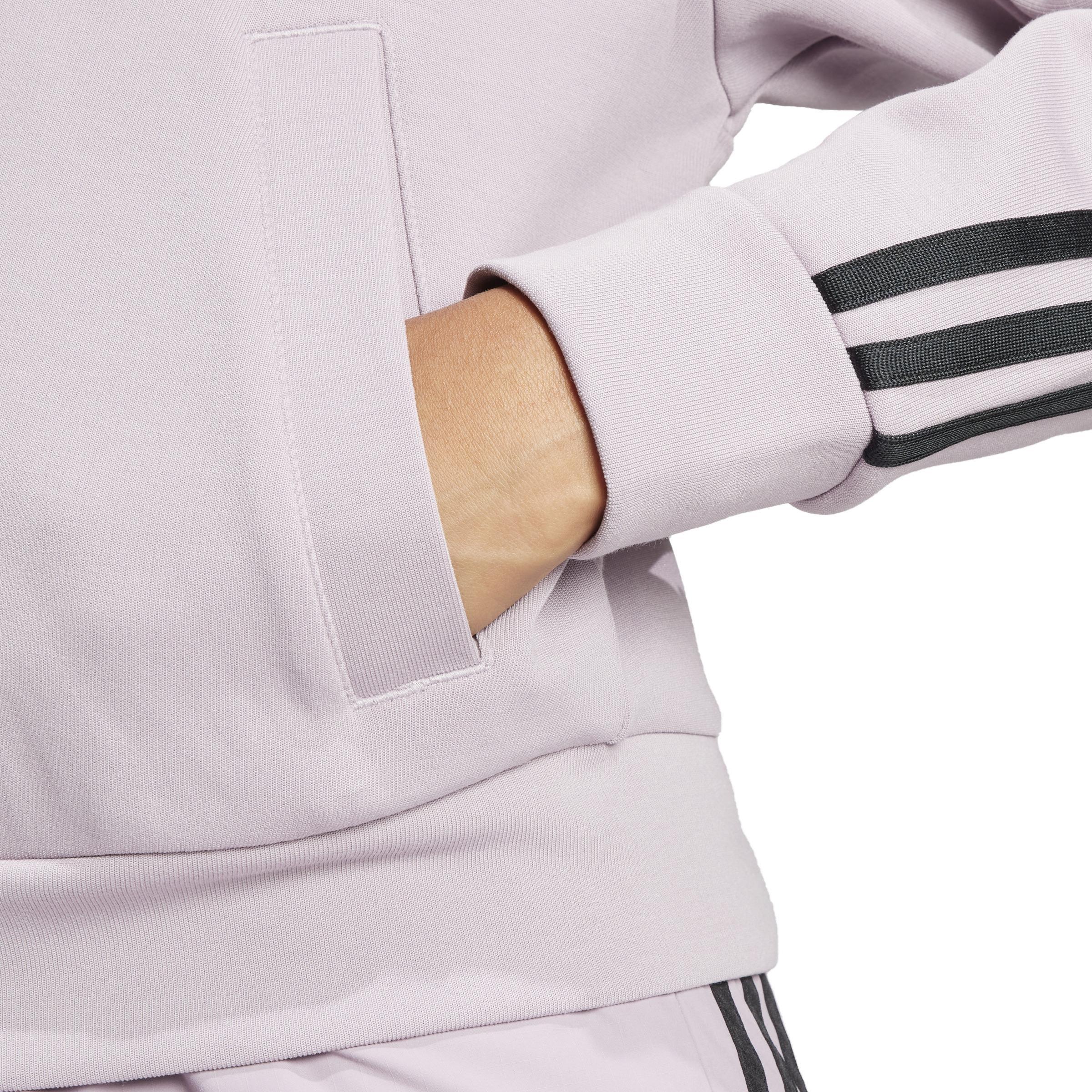Future Icons 3-Stripes Full Zip Hoodie, Purple, , large image number 4