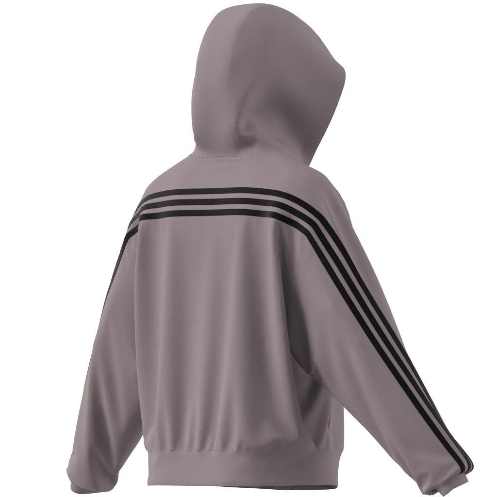 Future Icons 3-Stripes Full Zip Hoodie, Purple, A901_ONE, large image number 6