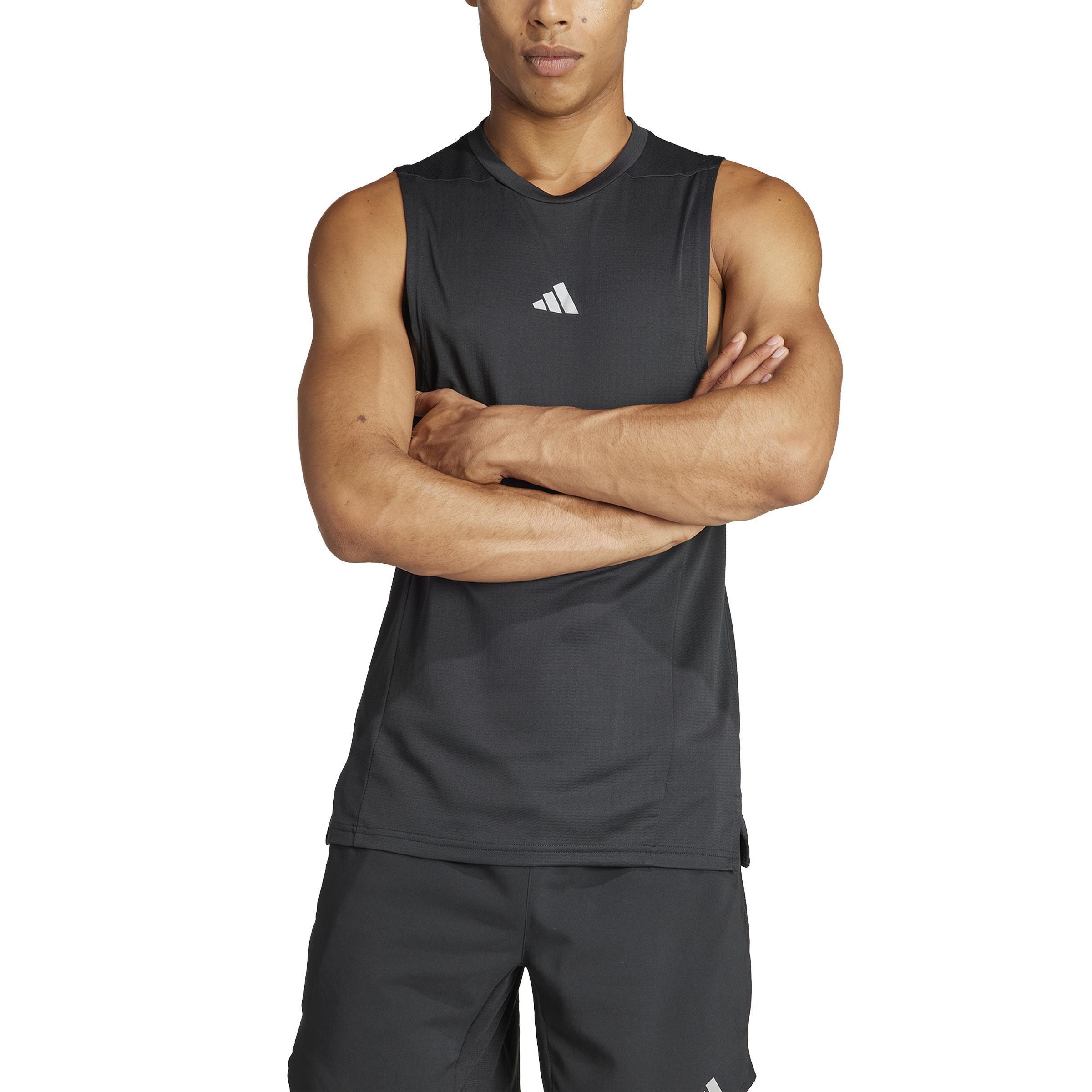 Designed for Training Workout HEAT.RDY Tank Top, Black, , large image number 2