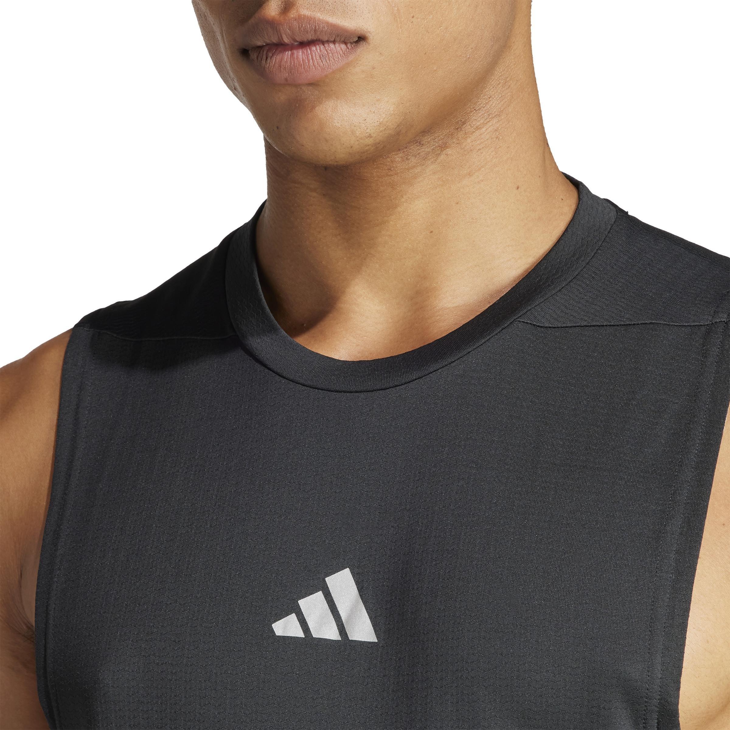 Designed for Training Workout HEAT.RDY Tank Top, Black, , large image number 4