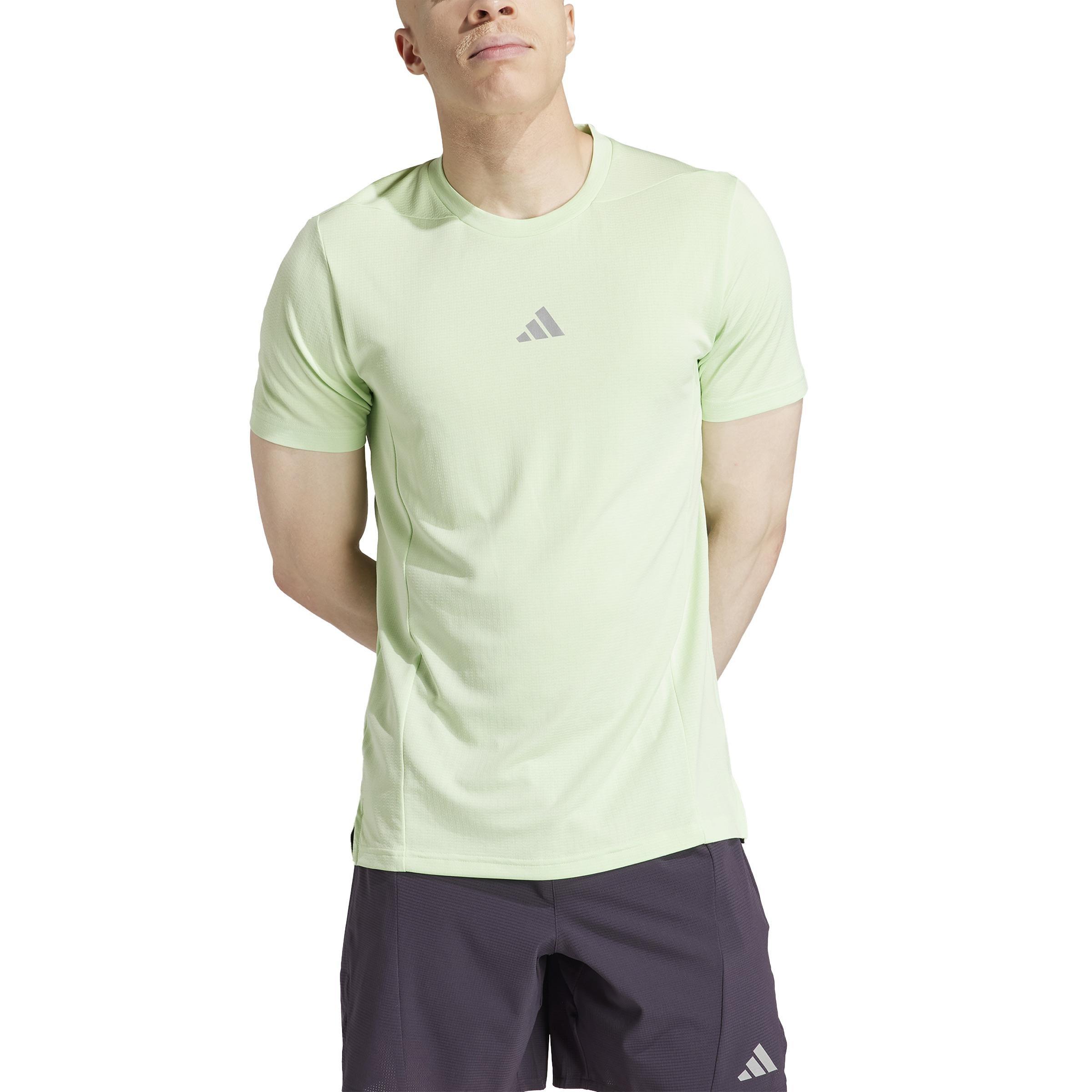 Designed For Training Hiit Workout Heat.Rdy T-Shirt, Green, A901_ONE, large image number 2