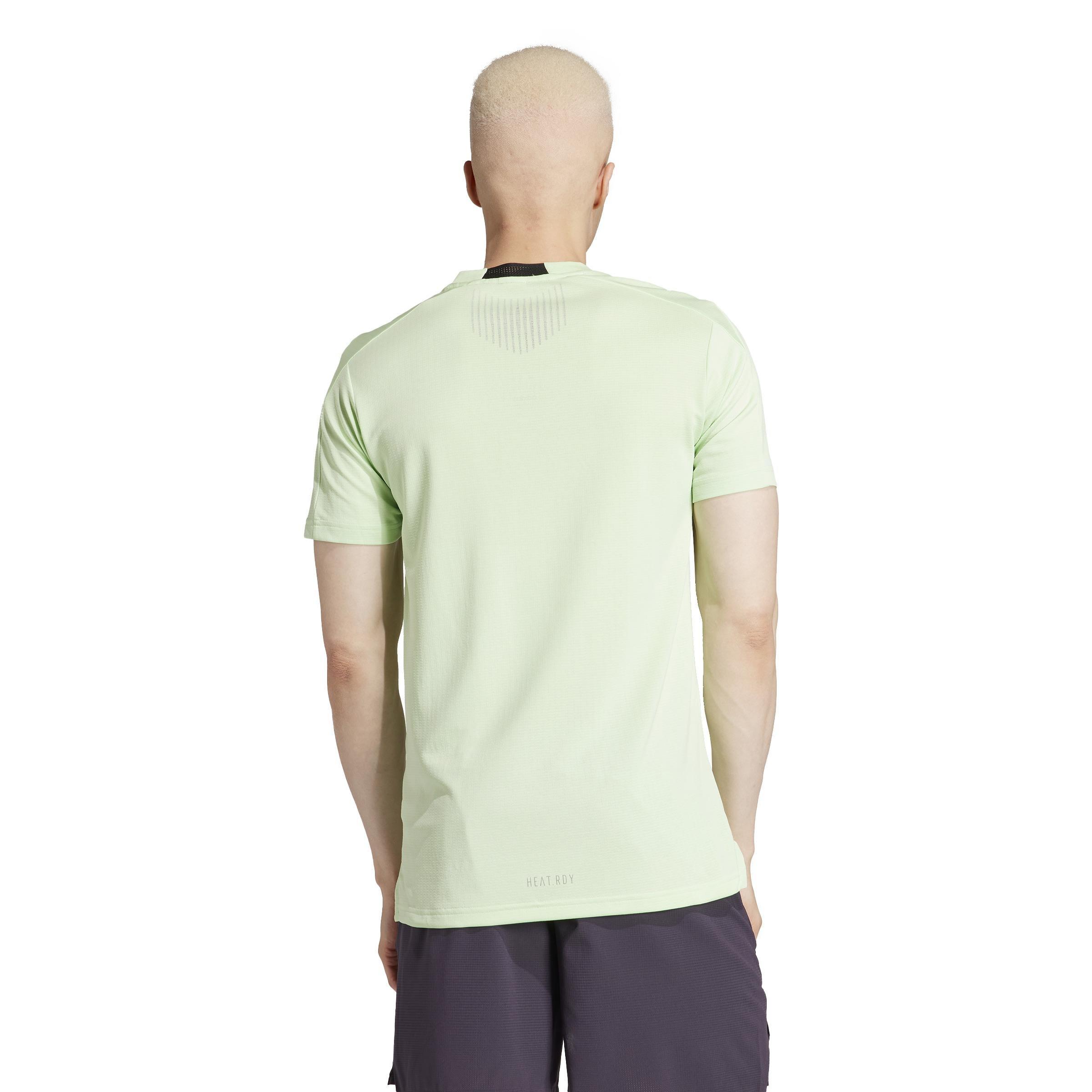Designed For Training Hiit Workout Heat.Rdy T-Shirt, Green, A901_ONE, large image number 3