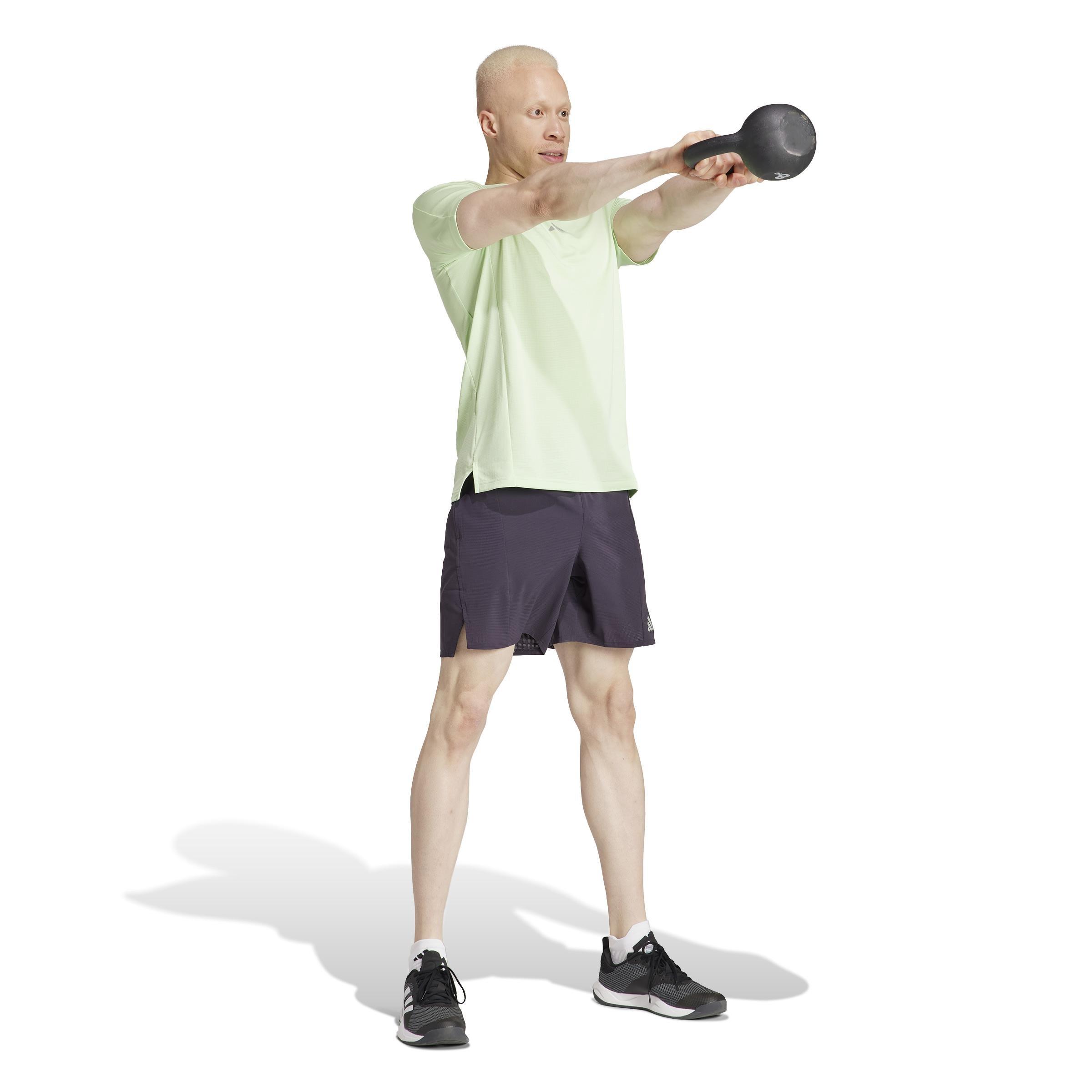 Designed For Training Hiit Workout Heat.Rdy T-Shirt, Green, , large image number 6