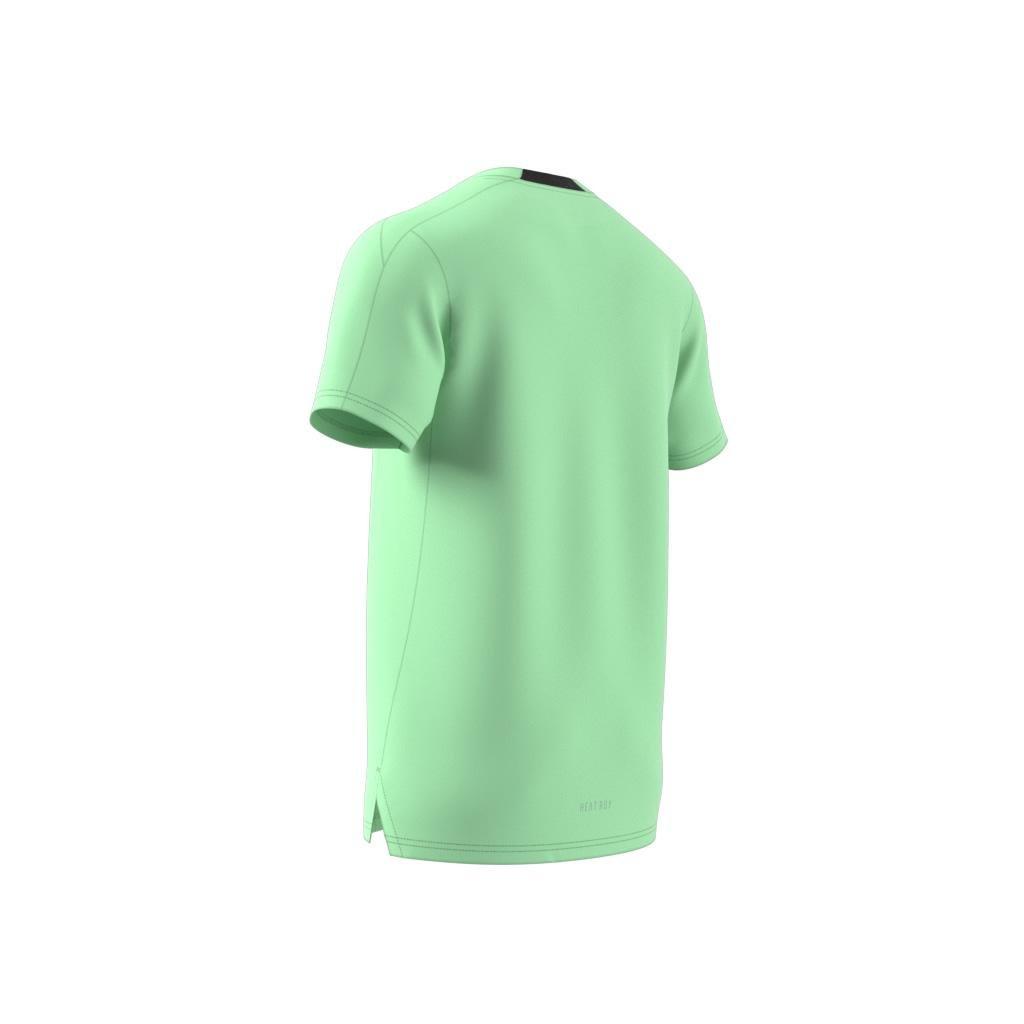 Designed For Training Hiit Workout Heat.Rdy T-Shirt, Green, A901_ONE, large image number 7