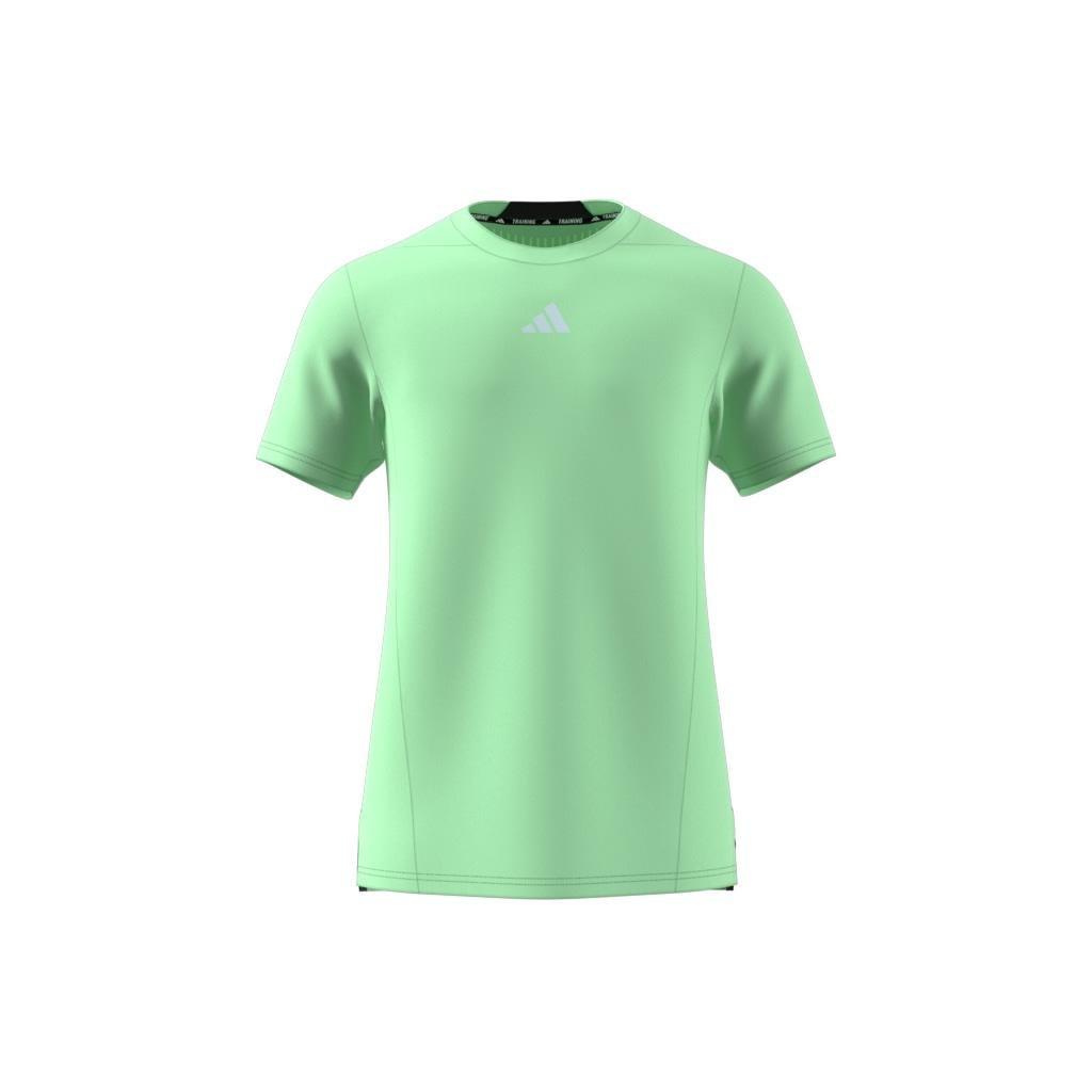 Designed For Training Hiit Workout Heat.Rdy T-Shirt, Green, A901_ONE, large image number 12