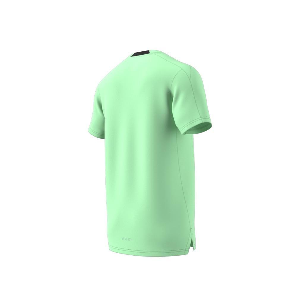 Designed For Training Hiit Workout Heat.Rdy T-Shirt, Green, A901_ONE, large image number 13