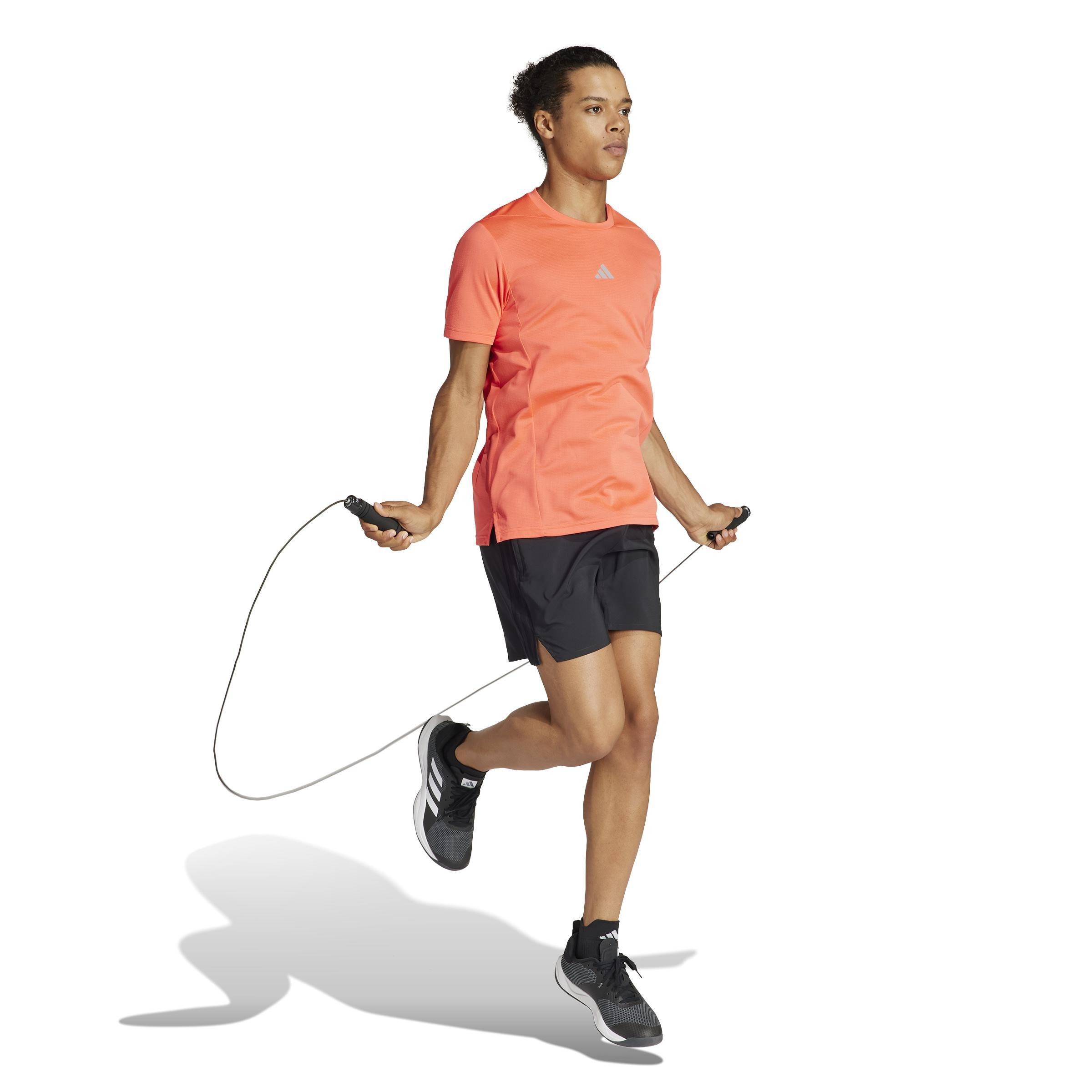 Designed for Training HIIT Workout HEAT.RDY T-Shirt, Red, A901_ONE, large image number 7