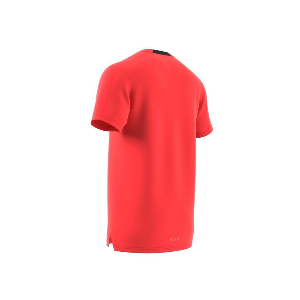 Designed for Training HIIT Workout HEAT.RDY T-Shirt, Red, A901_ONE, large image number 9
