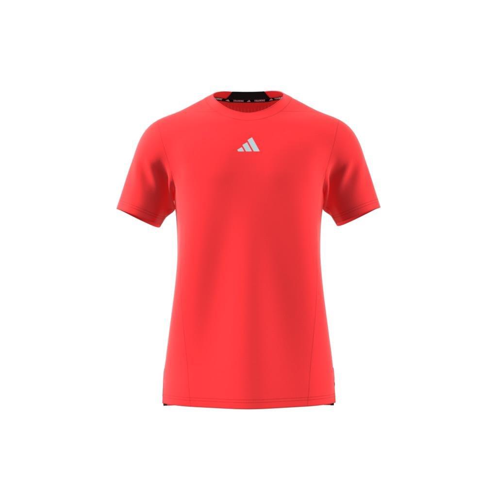 Designed for Training HIIT Workout HEAT.RDY T-Shirt, Red, A901_ONE, large image number 11