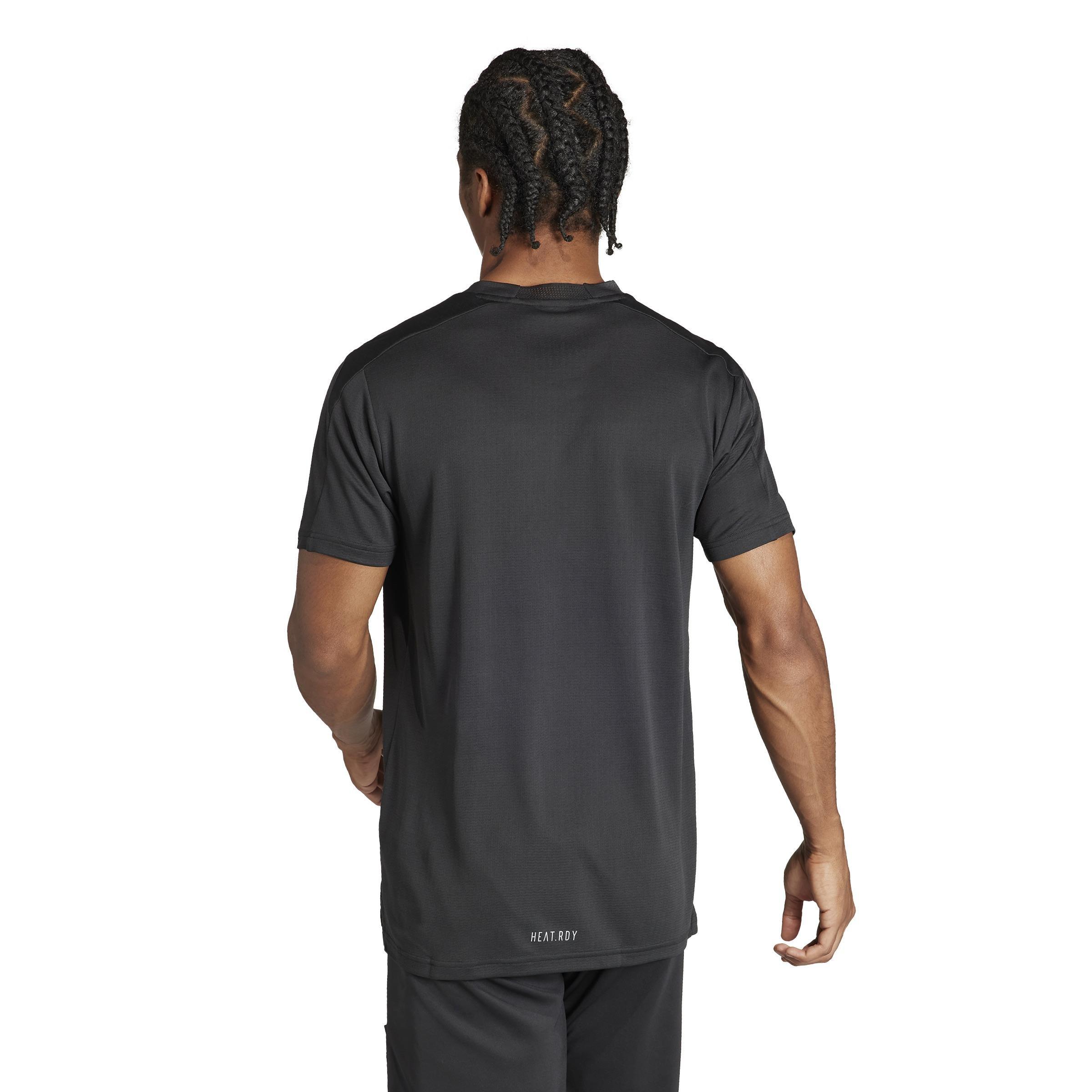 Designed for Training HIIT Workout HEAT.RDY T-Shirt, Black, A901_ONE, large image number 3