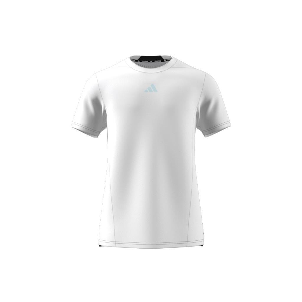 Designed for Training HIIT Workout HEAT.RDY T-Shirt, White, A901_ONE, large image number 12