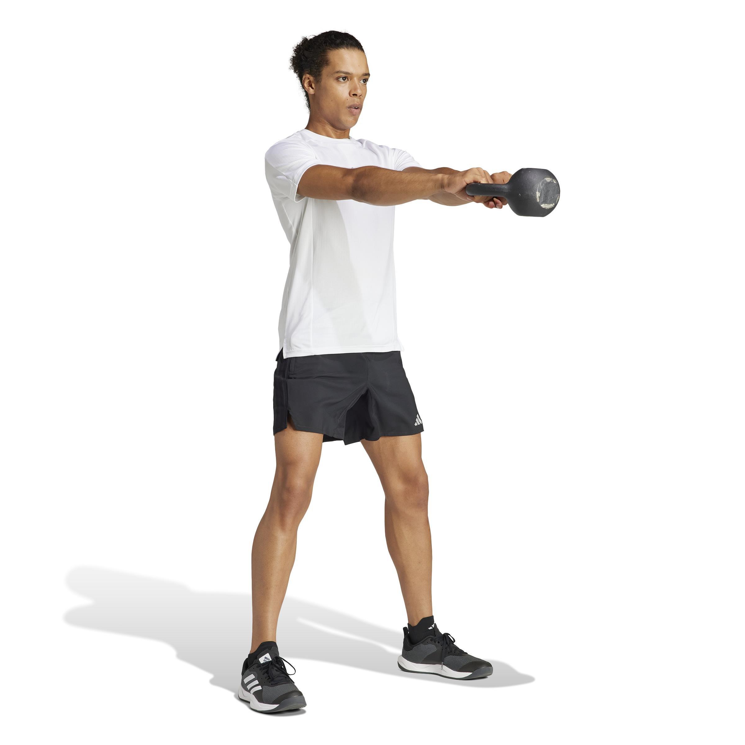 Designed for Training HIIT Workout HEAT.RDY T-Shirt, White, A901_ONE, large image number 13