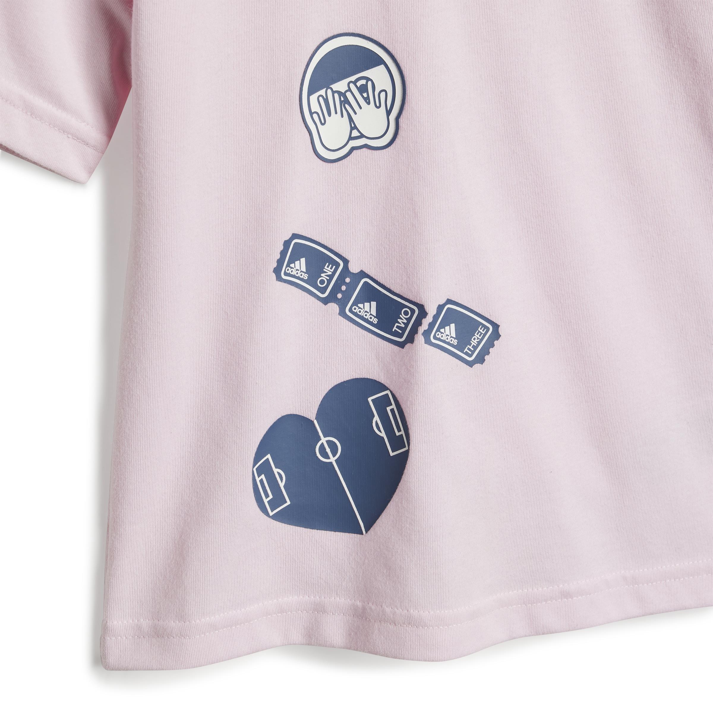 Kids Brand Love Summer Set, Pink, , large image number 5