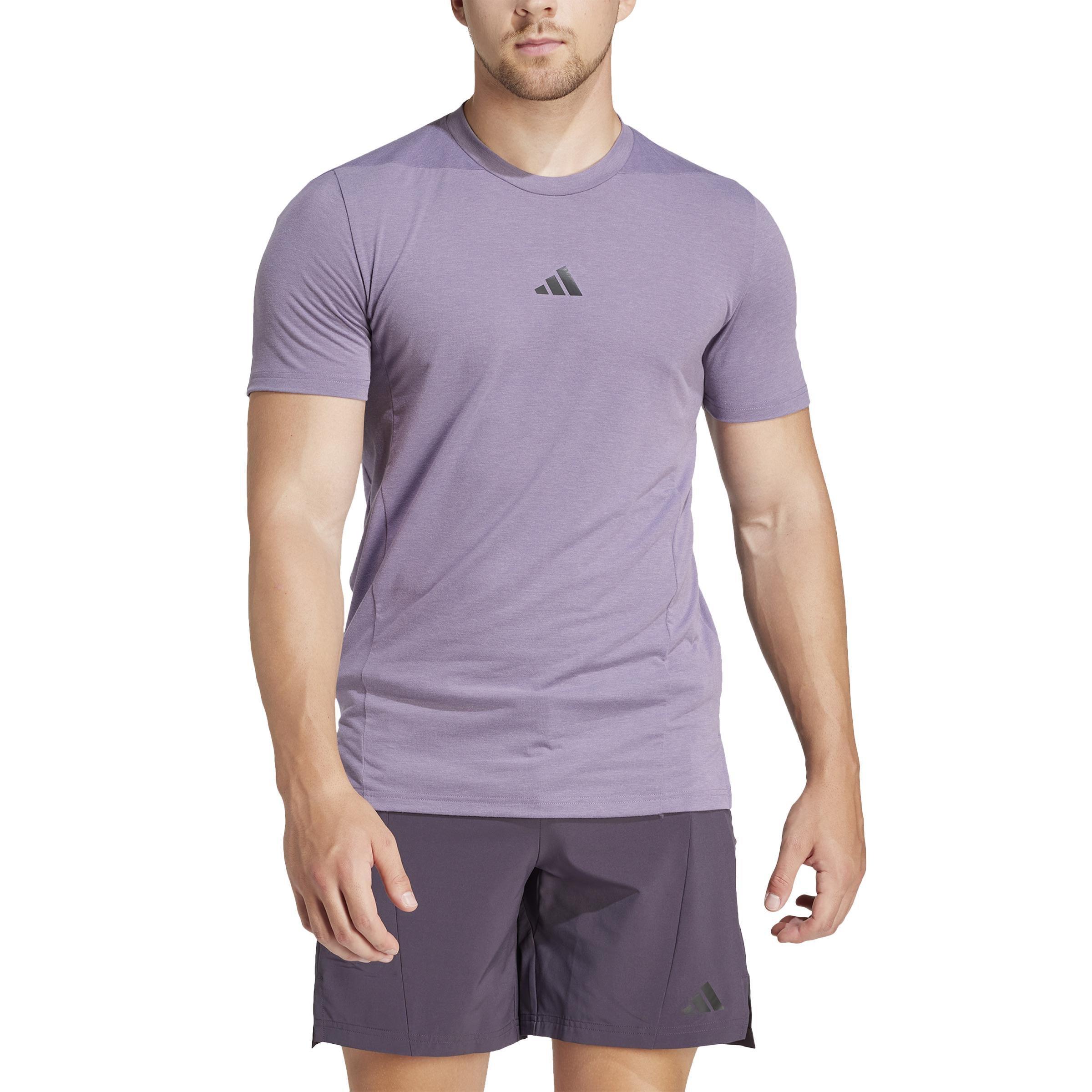 Designed for Training Workout T-Shirt, Purple, A901_ONE, large image number 2