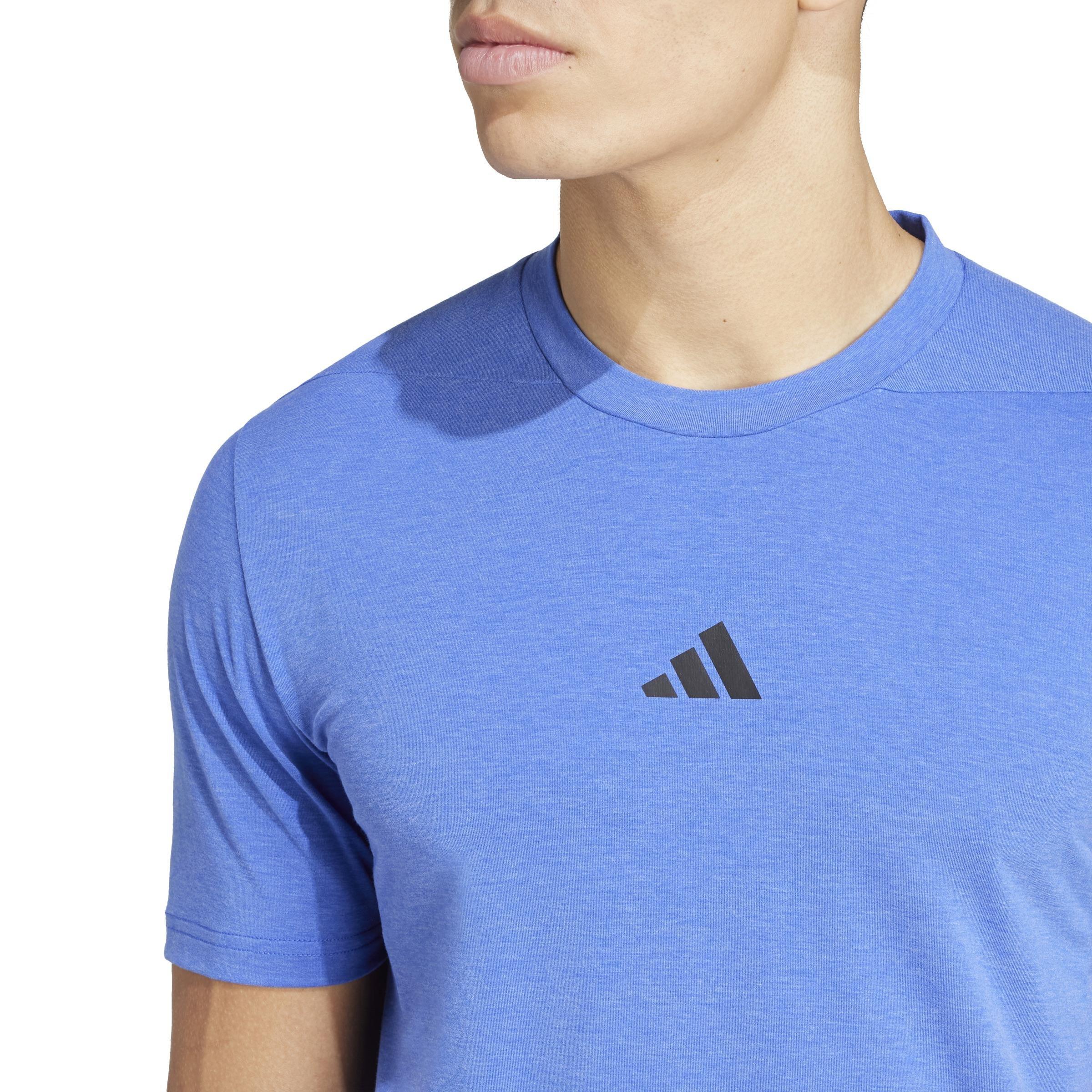 Designed for Training Workout T-Shirt, Blue, A901_ONE, large image number 5