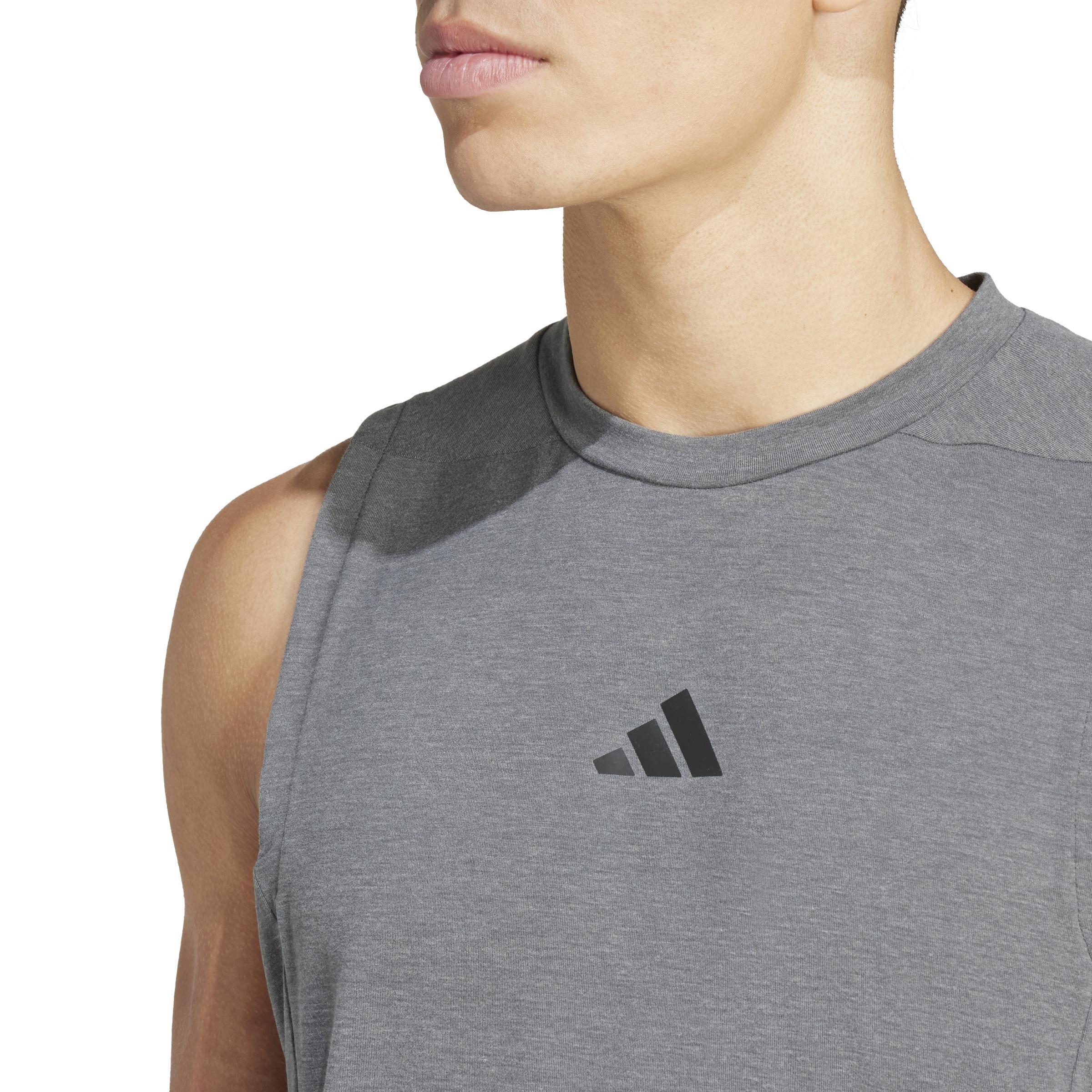 Training Workout Tank Top, Grey, , large image number 5