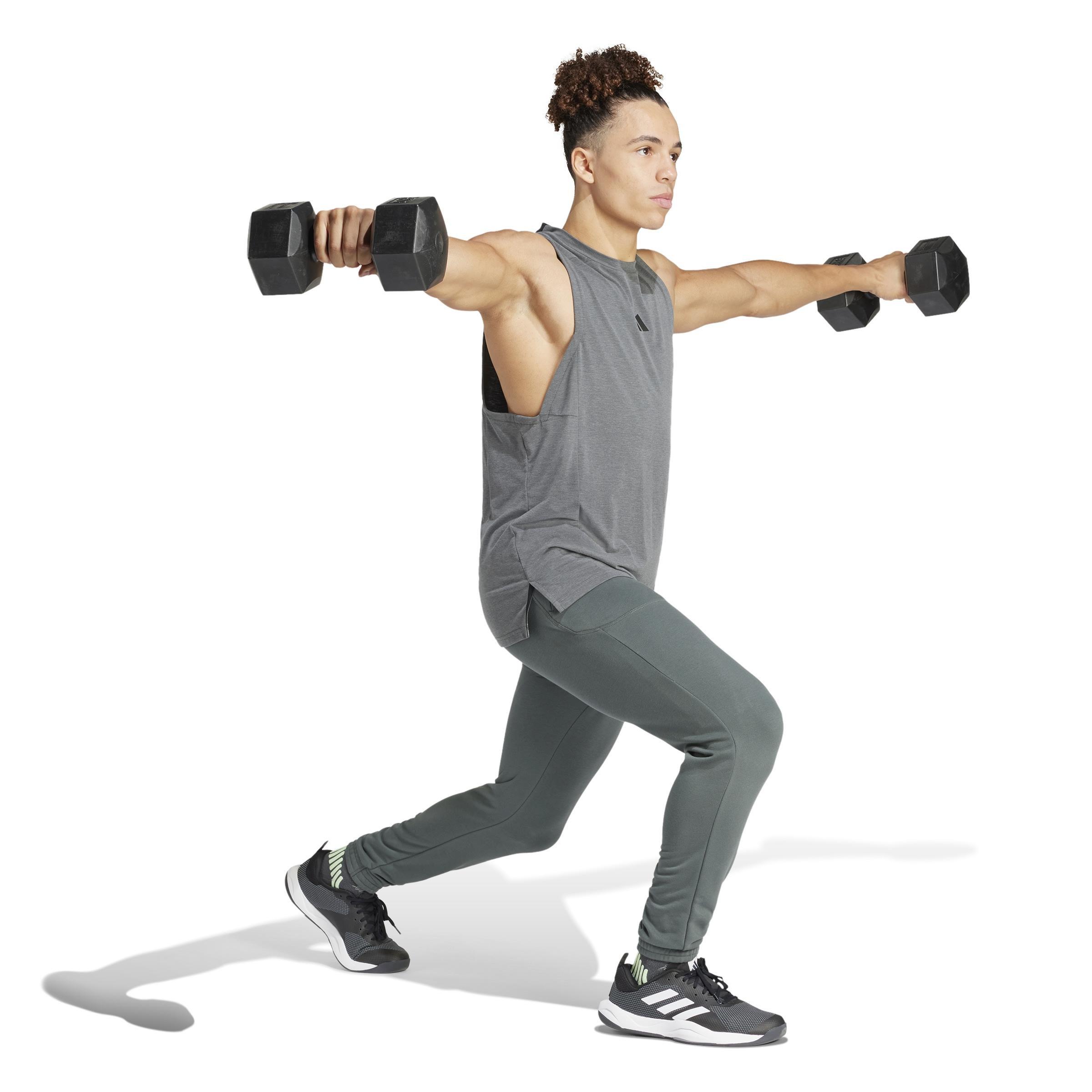 Training Workout Tank Top, Grey, , large image number 6