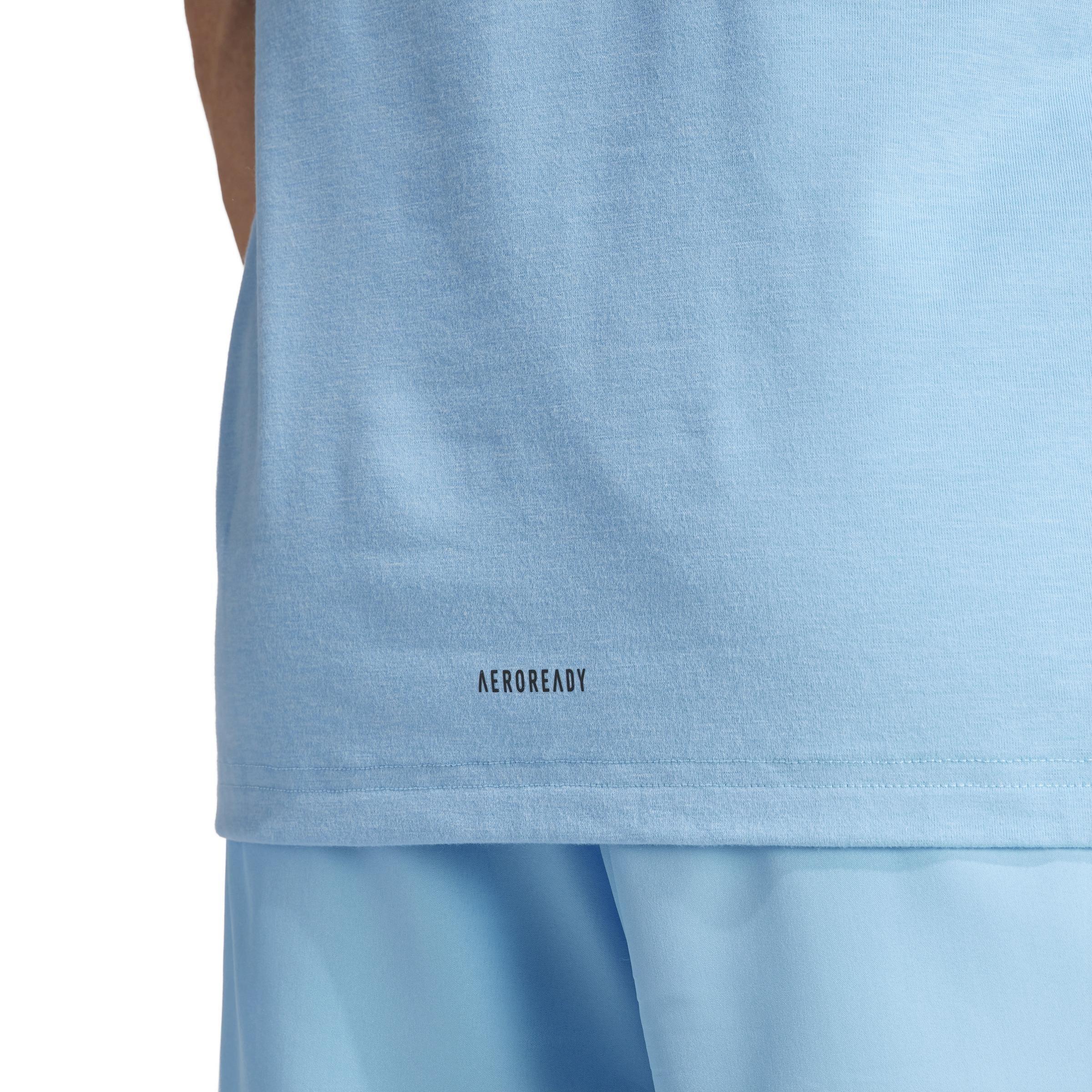 Designed for Training Workout T-Shirt, Blue, A901_ONE, large image number 4