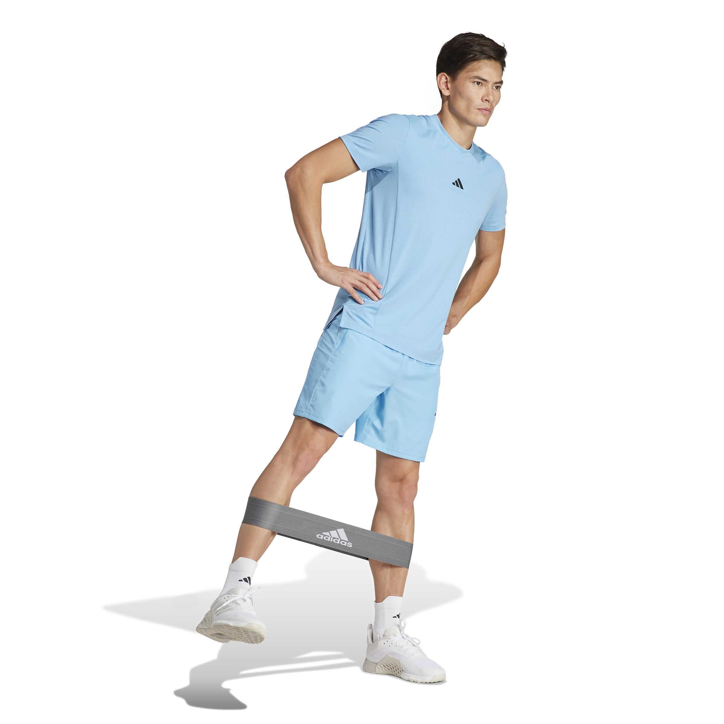 Designed for Training Workout T-Shirt, Blue, A901_ONE, large image number 11