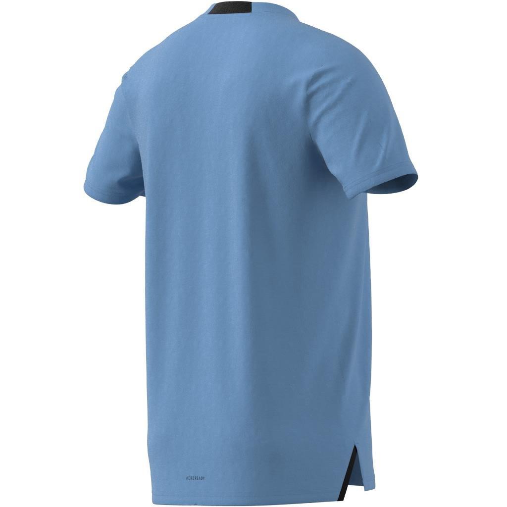 Designed for Training Workout T-Shirt, Blue, A901_ONE, large image number 14